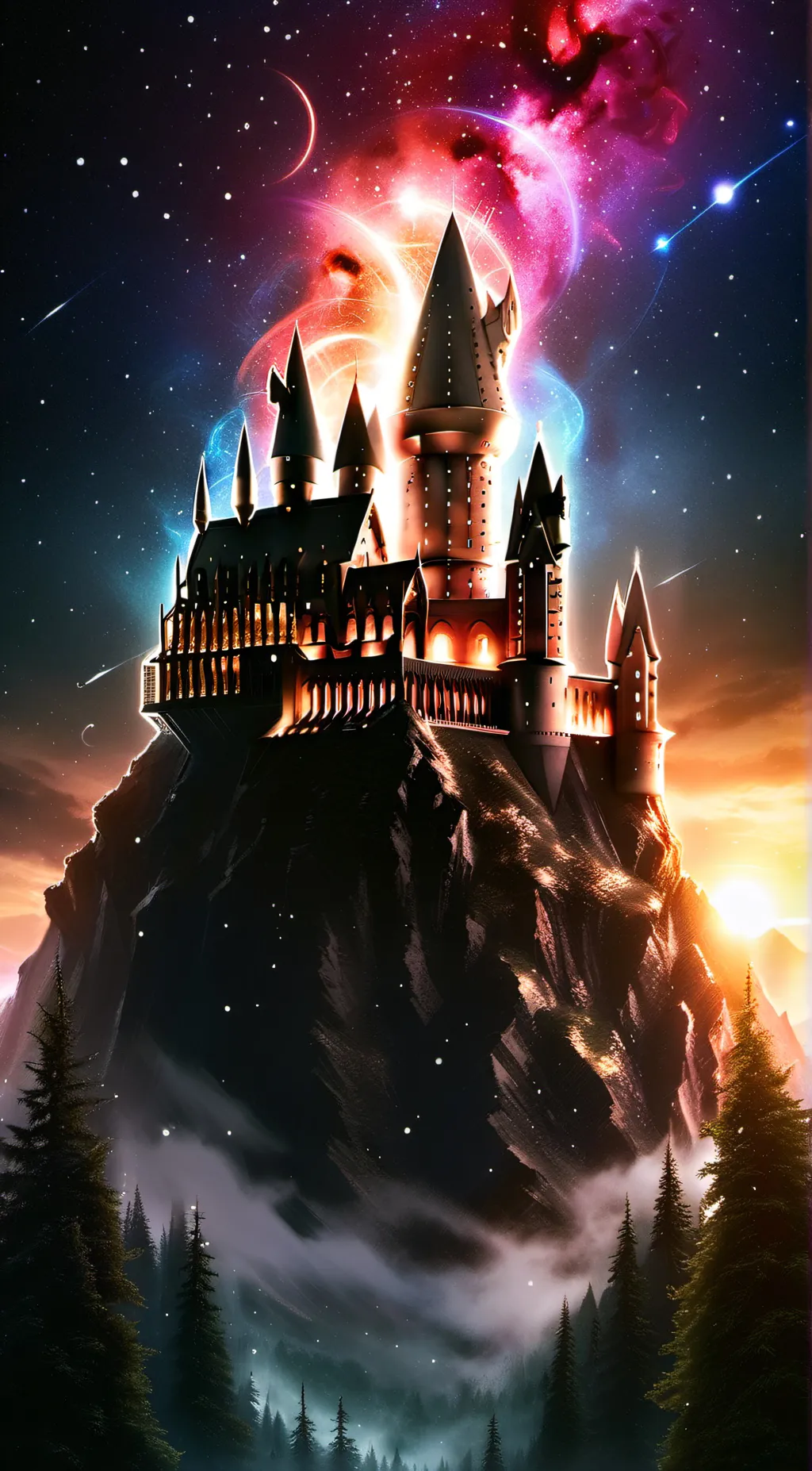 ai character: Hogwarts background