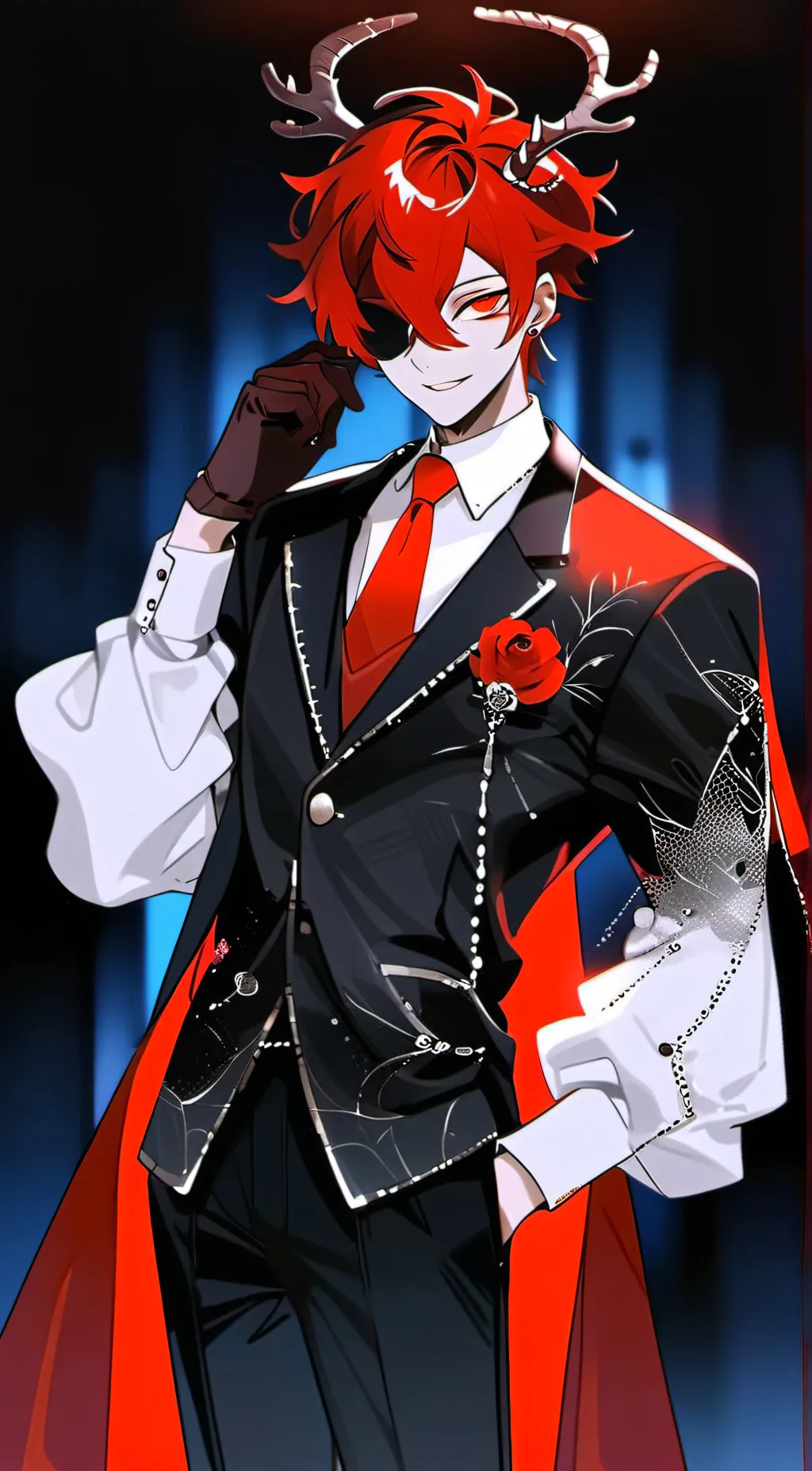 ai character: ♡Alastor♡ background
