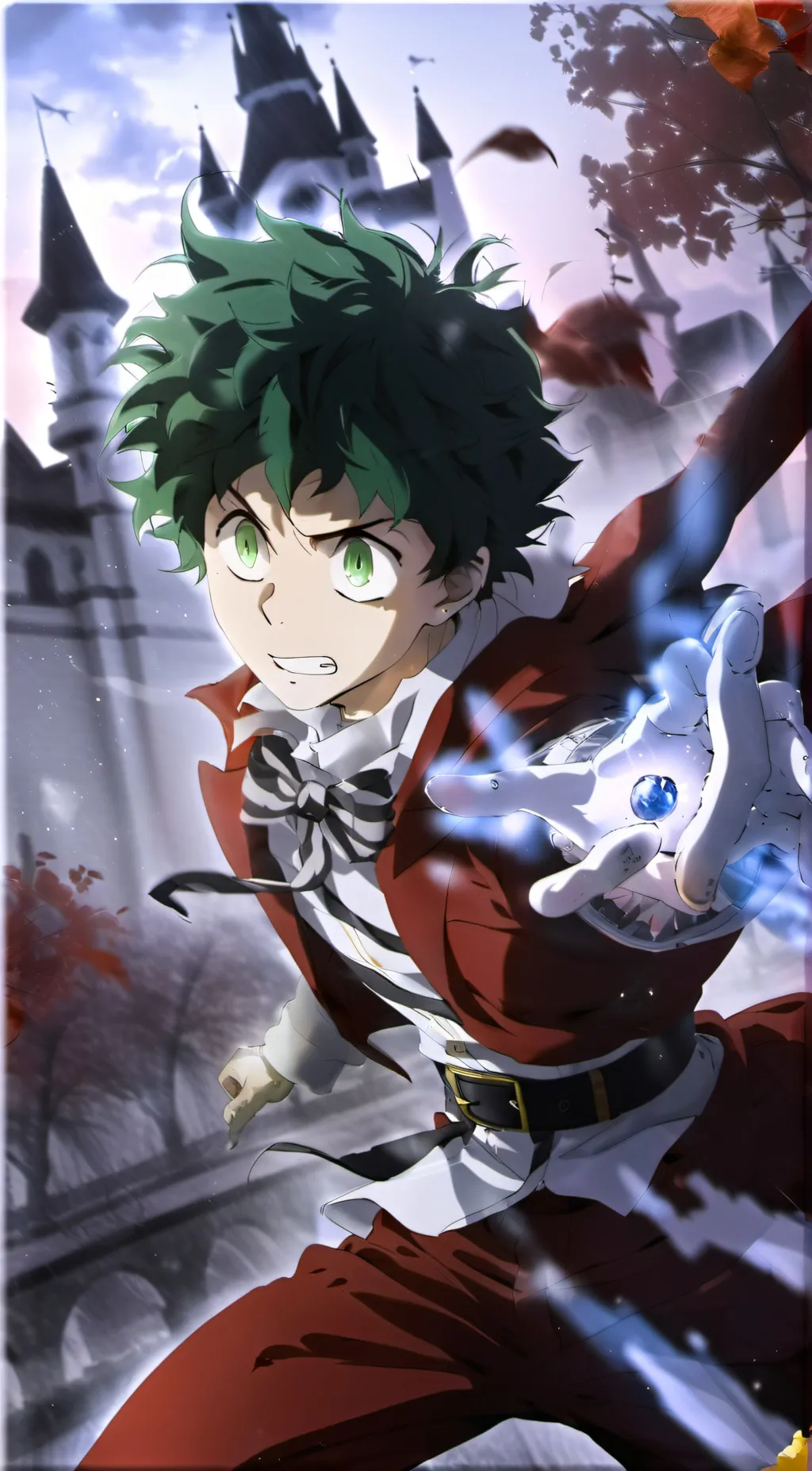 ai character: Deku midoriya  background