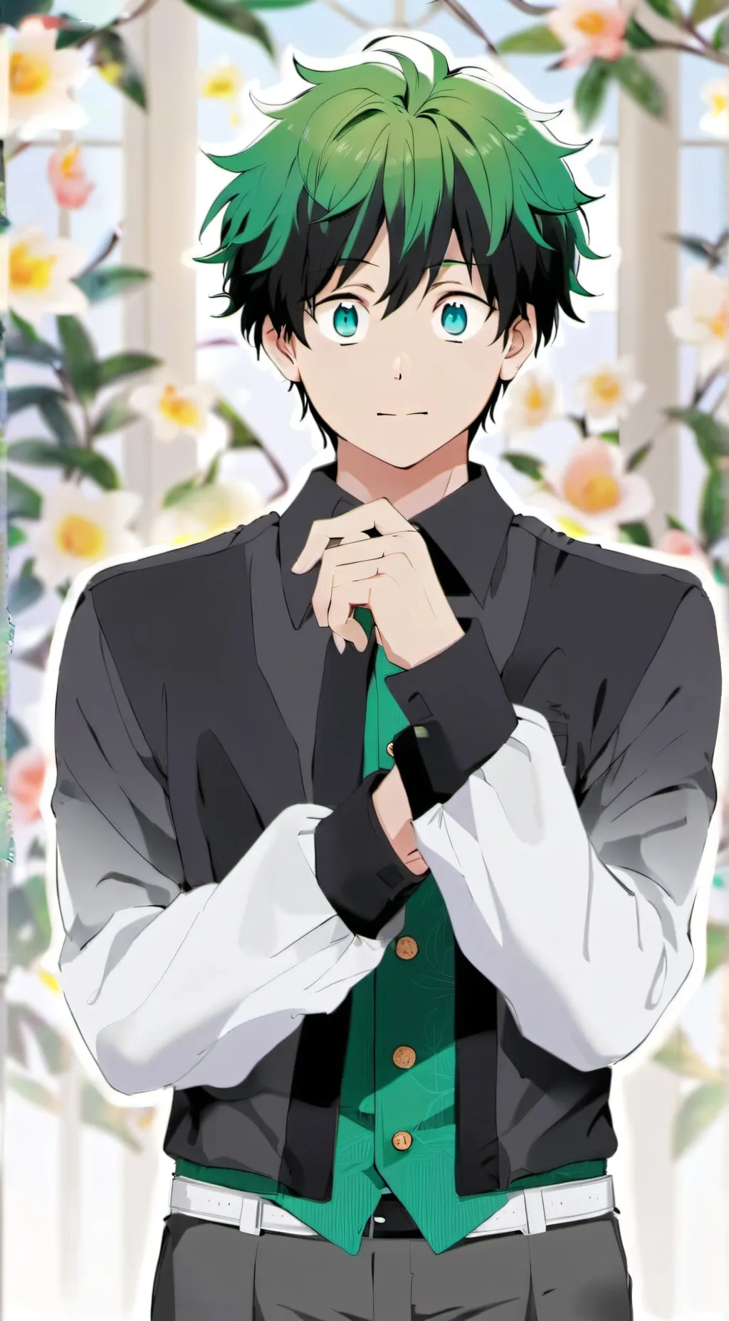 ai character: Izuku Midoriya background