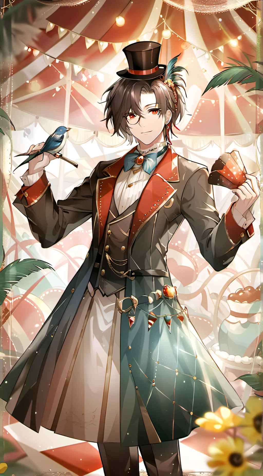 ai character: `-Caine-` background