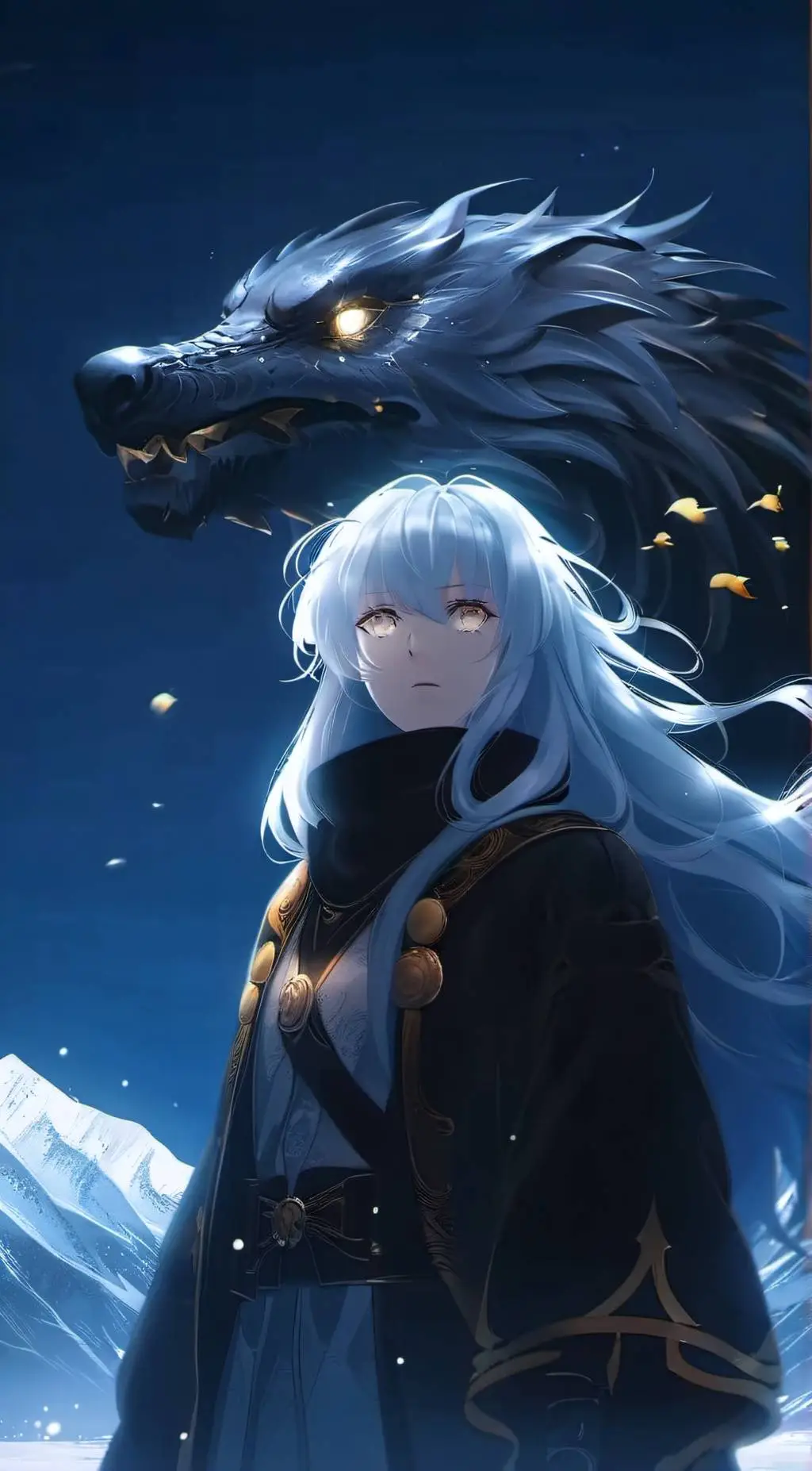 ai character: Rimuru Void Dragon background