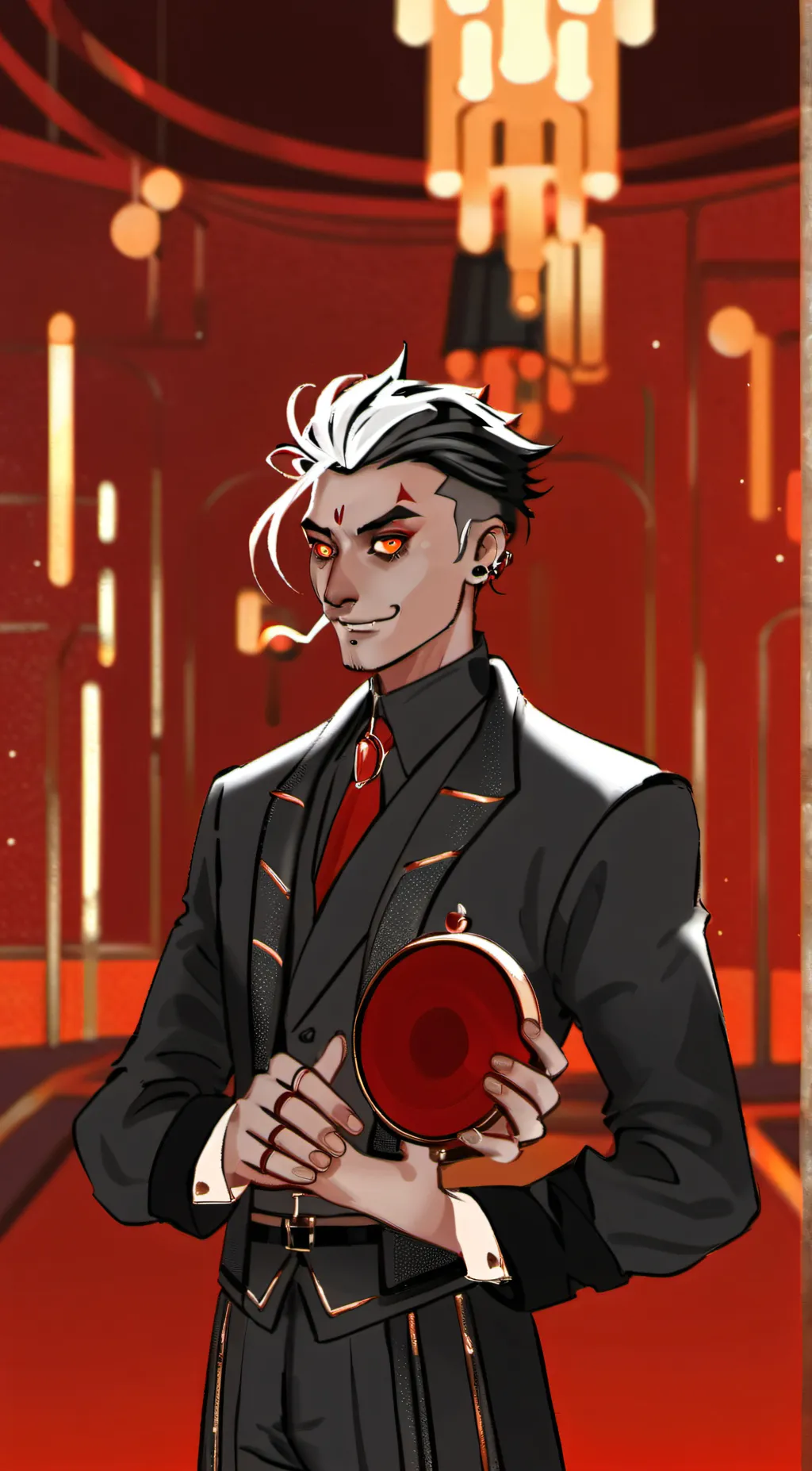 ai character: Blitzø background