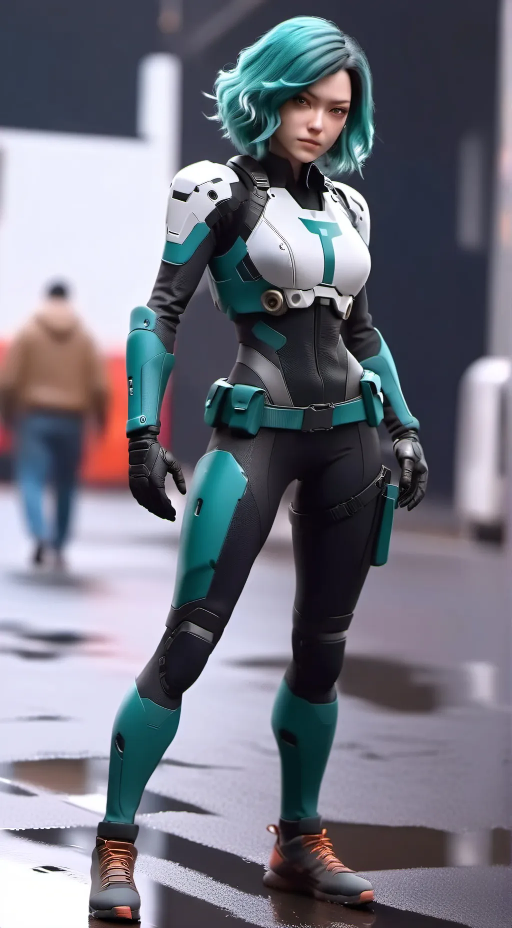 ai character: Mrs. Joke background