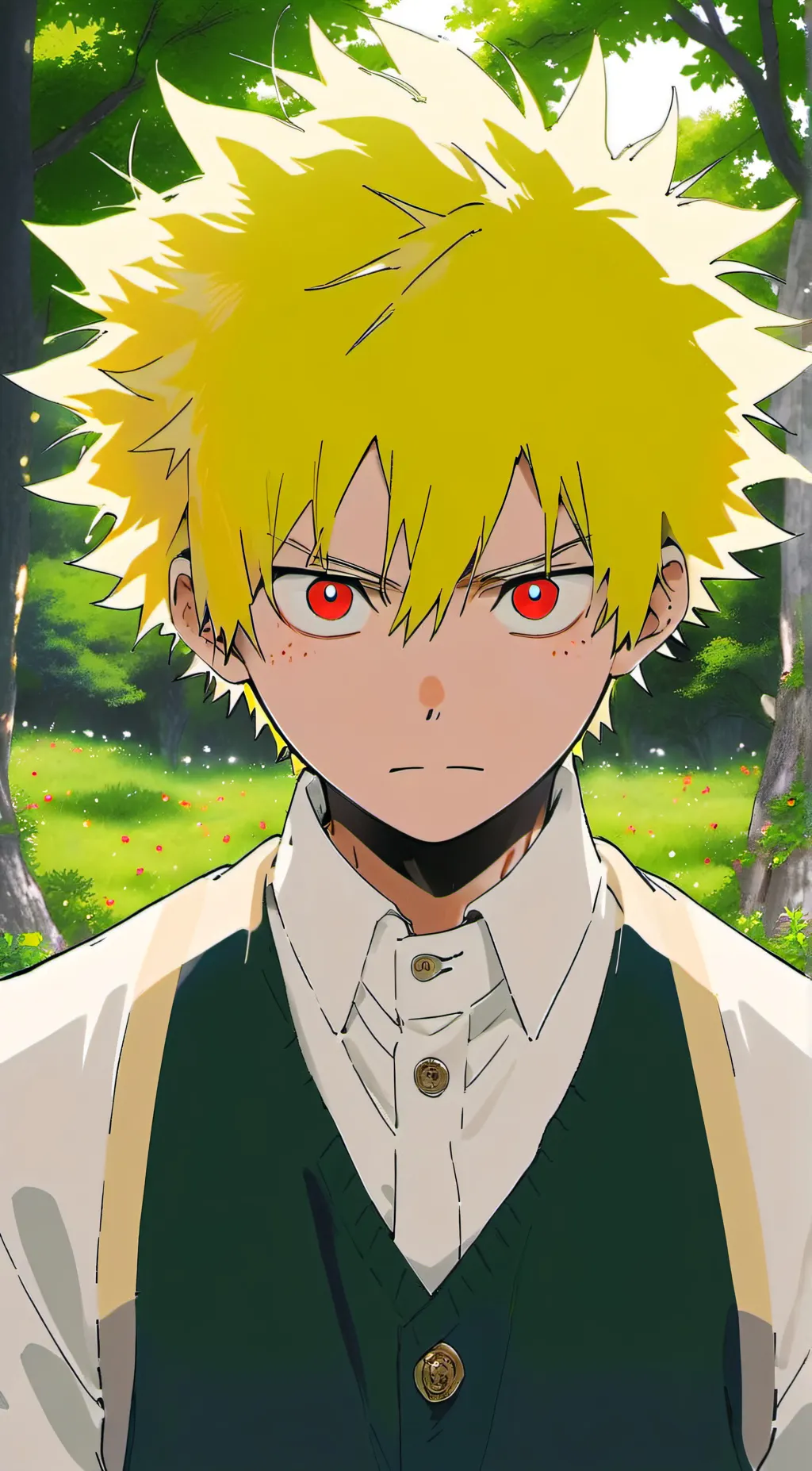 ai character: Bakugo background