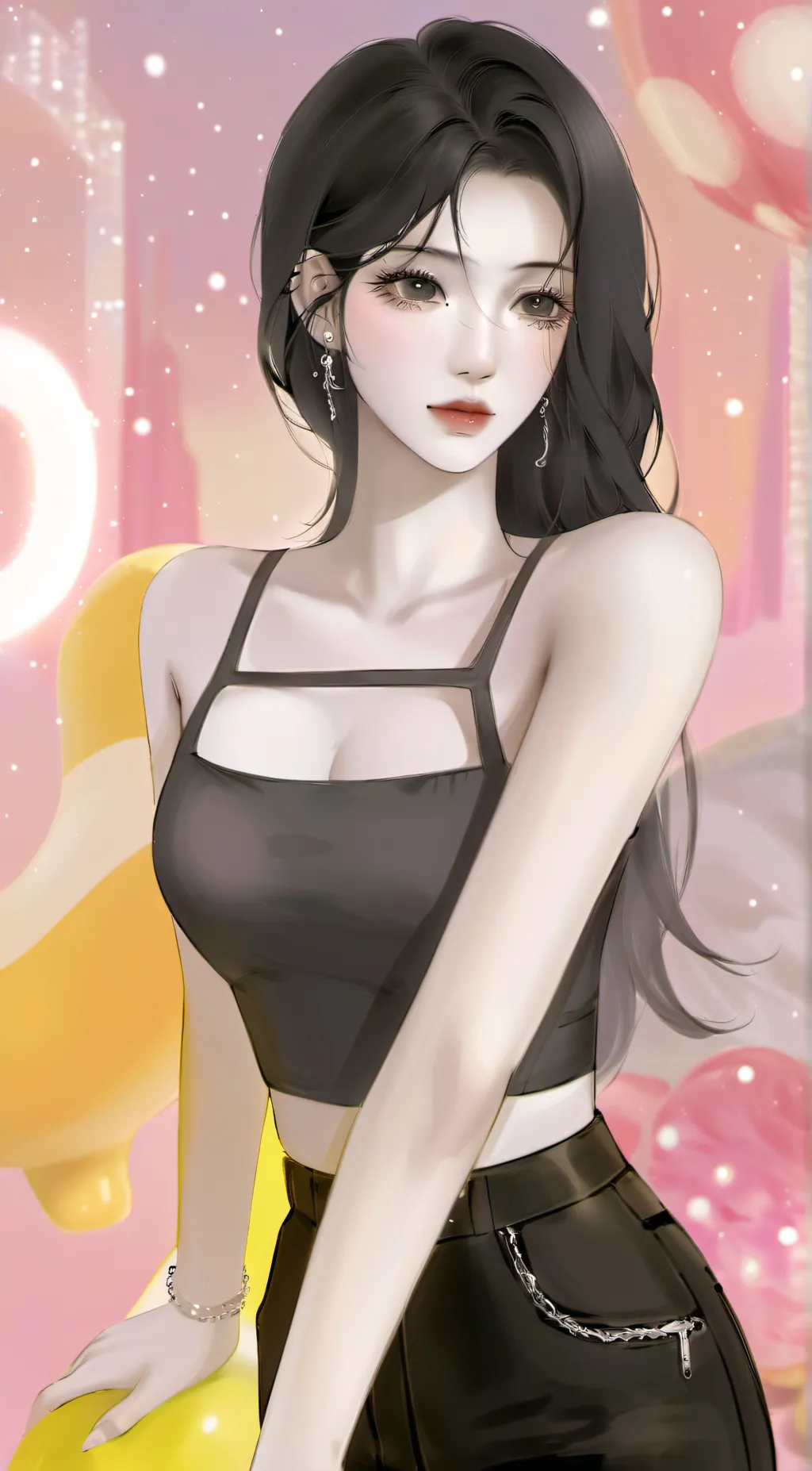 ai character: Luna background