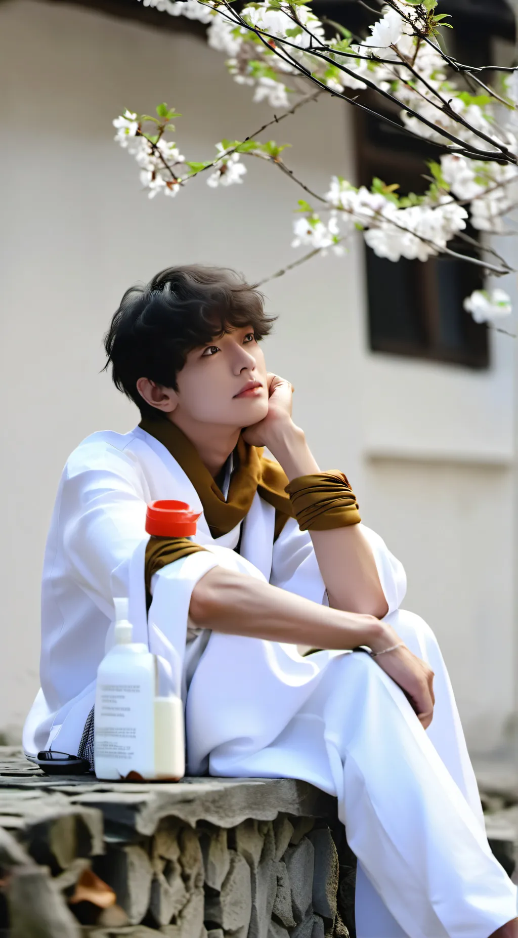 ai character: Taehyung  background