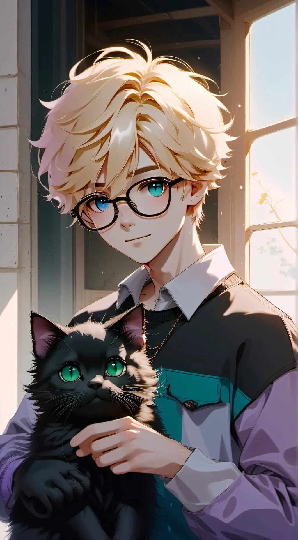 ai character: Aaron  background