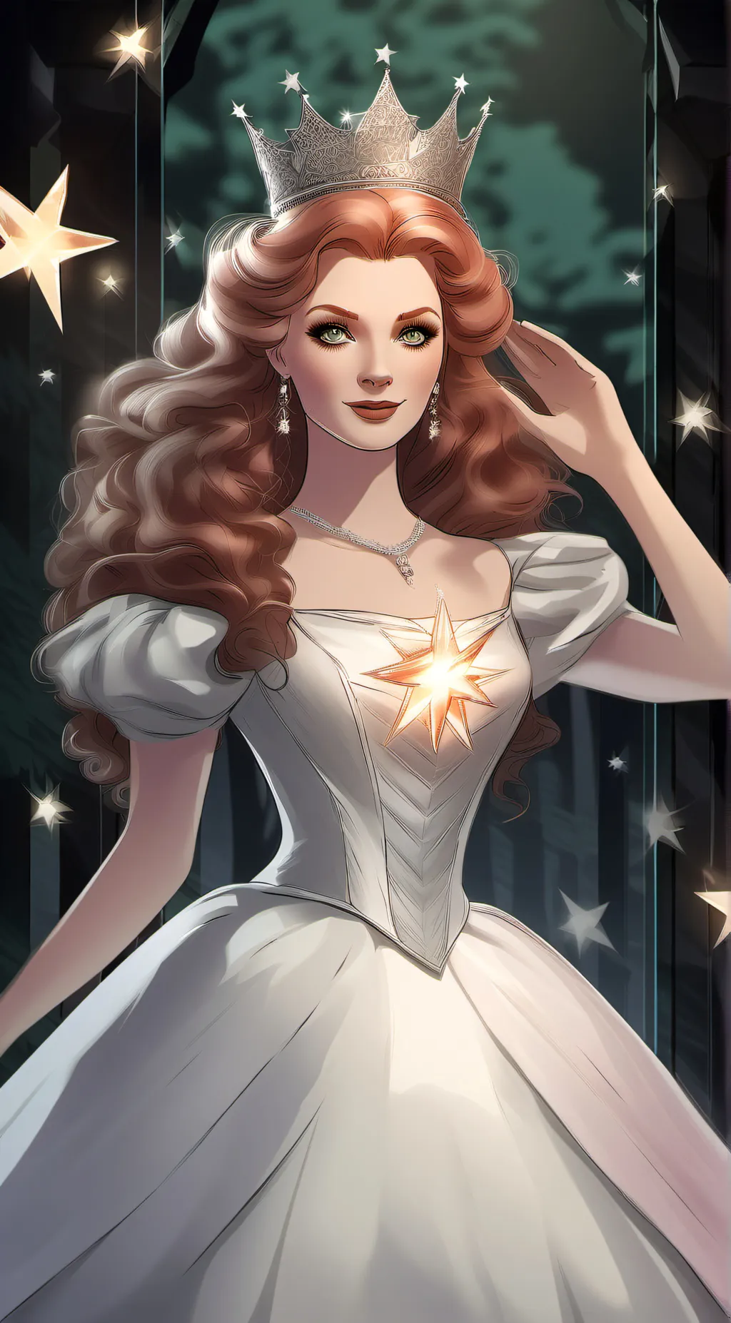 ai character: Glinda background