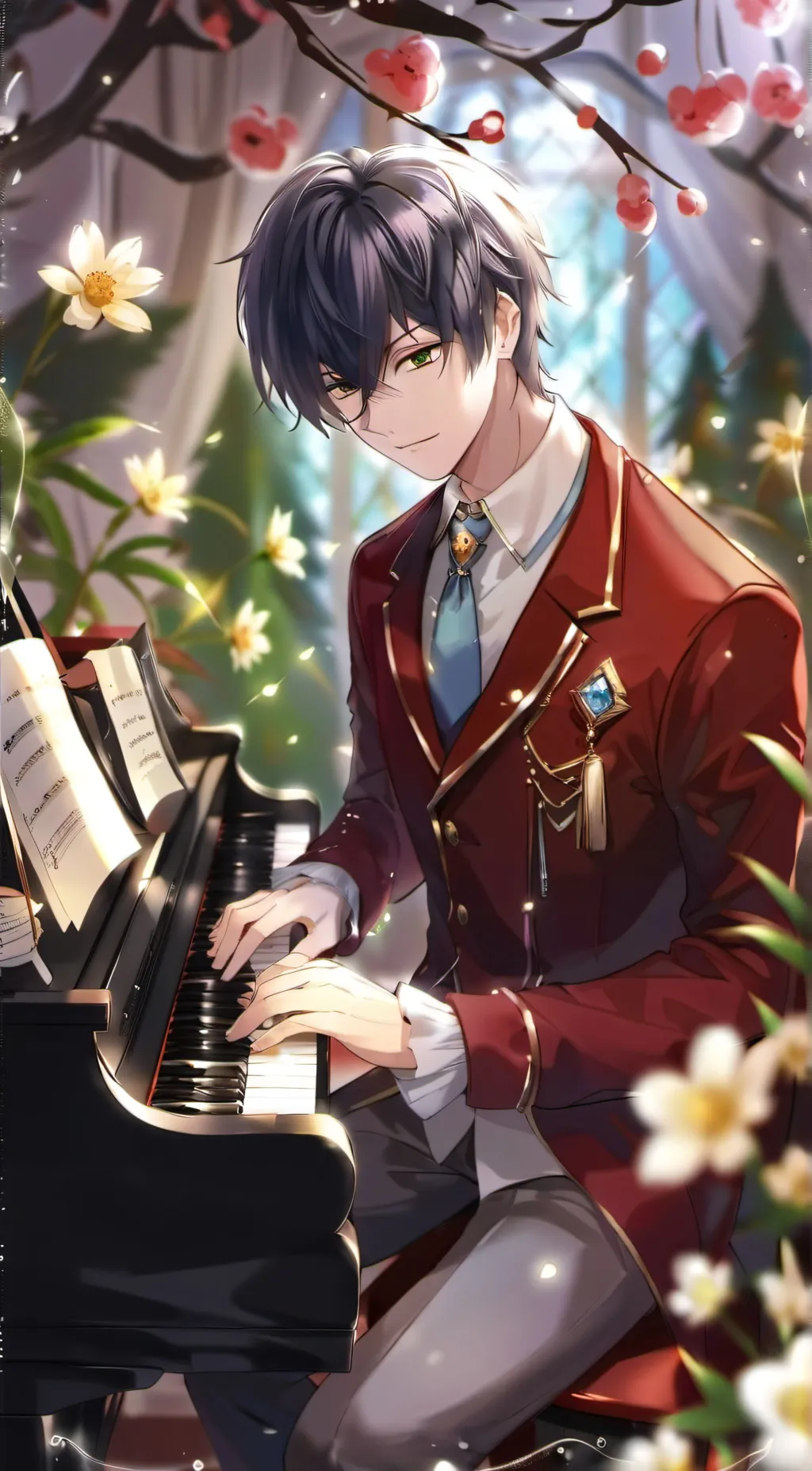 ai character: Dwayne Johnson  background