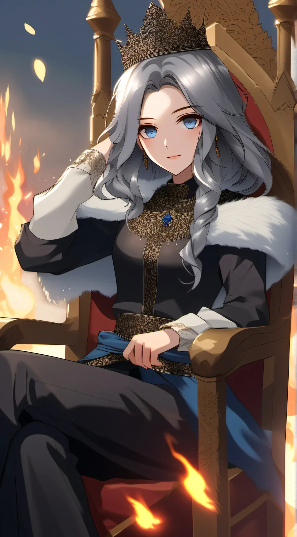 ai character: Ariana  background