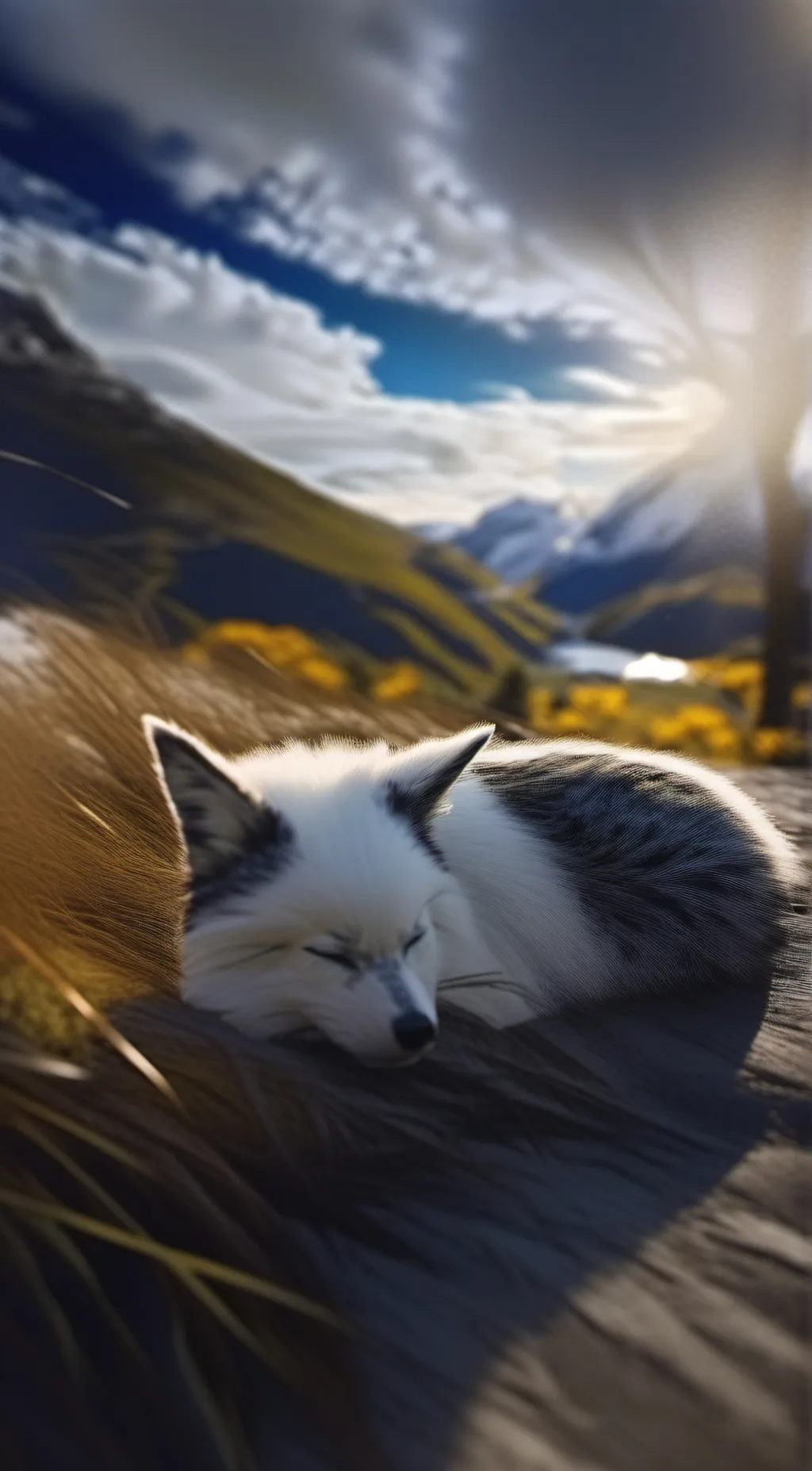 ai character: dog background