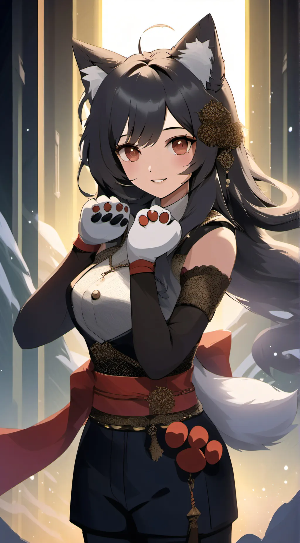 Talkie AI - Chat with Cursed paw gloves