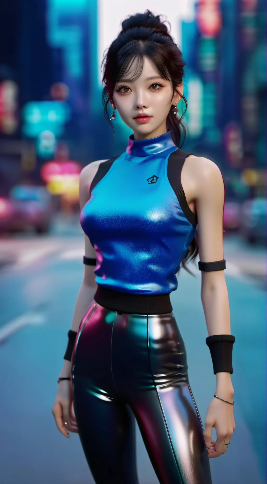ai character: KARINA (Aespa) background