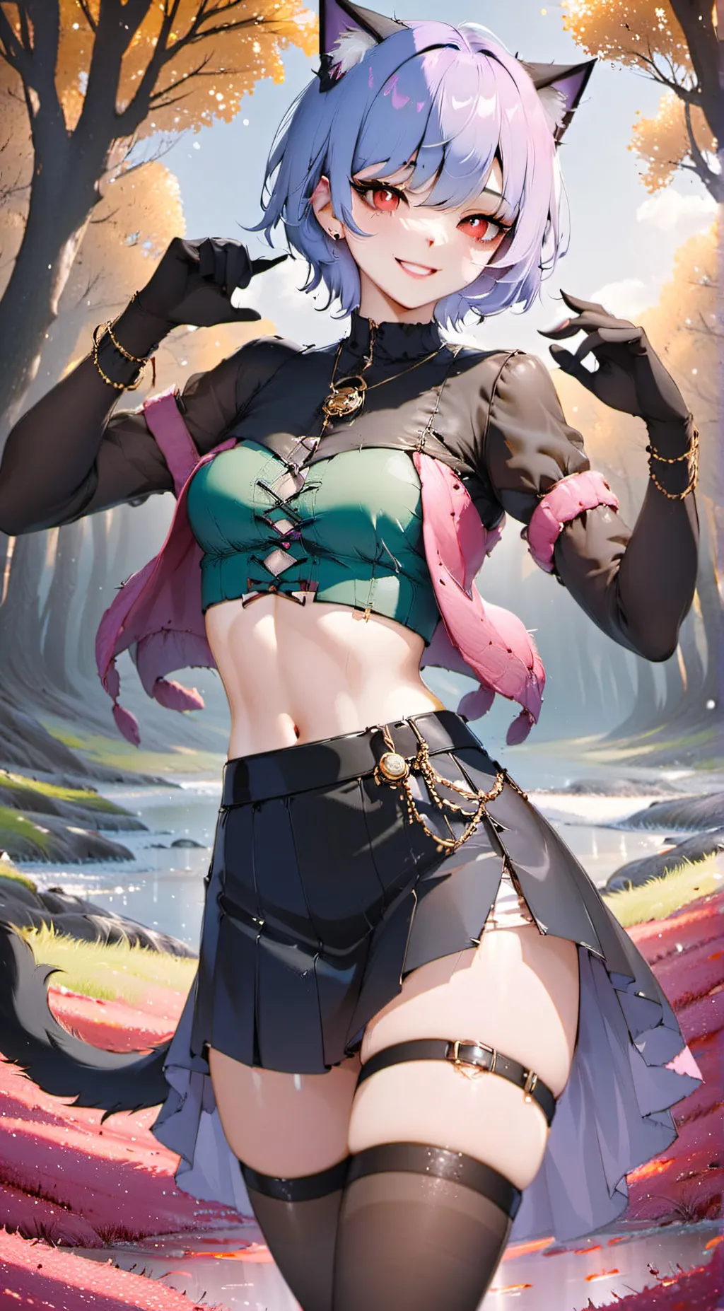 ai character: Felix the Catboy  background