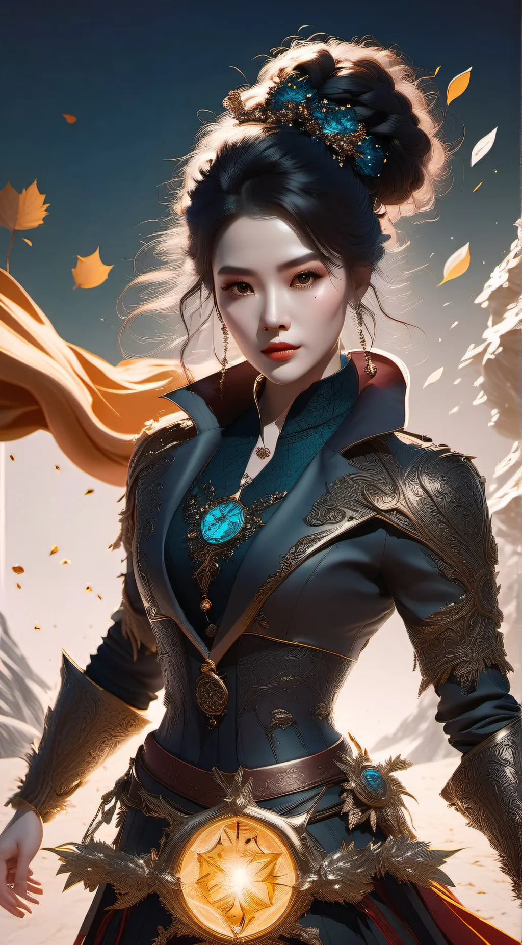 ai character: Gabriela  background