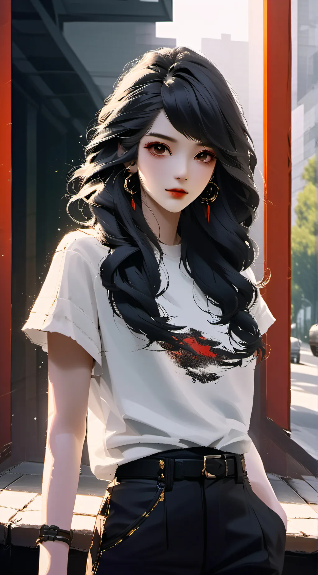 ai character: April background