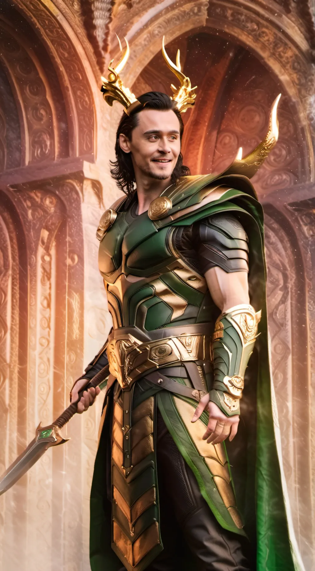 ai character: Loki Laufeyson background