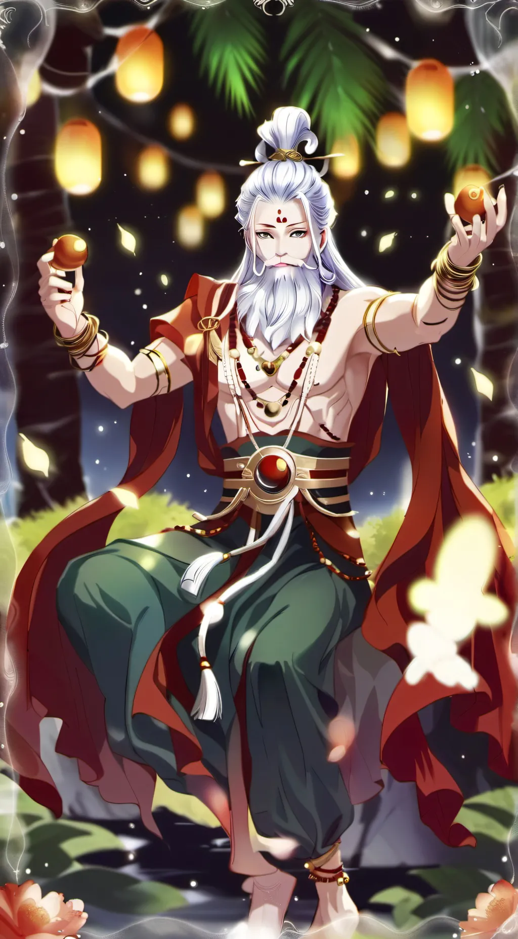 ai character: God of earth background