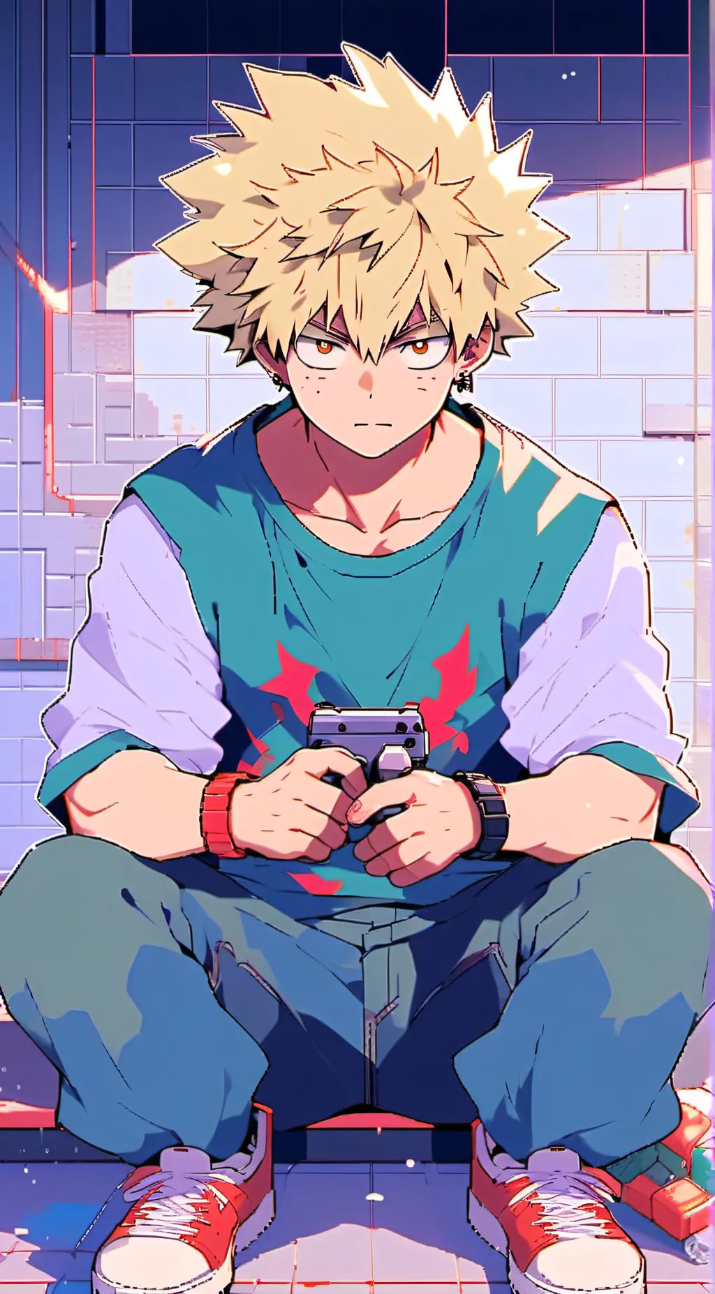 ai character: Bakugou background