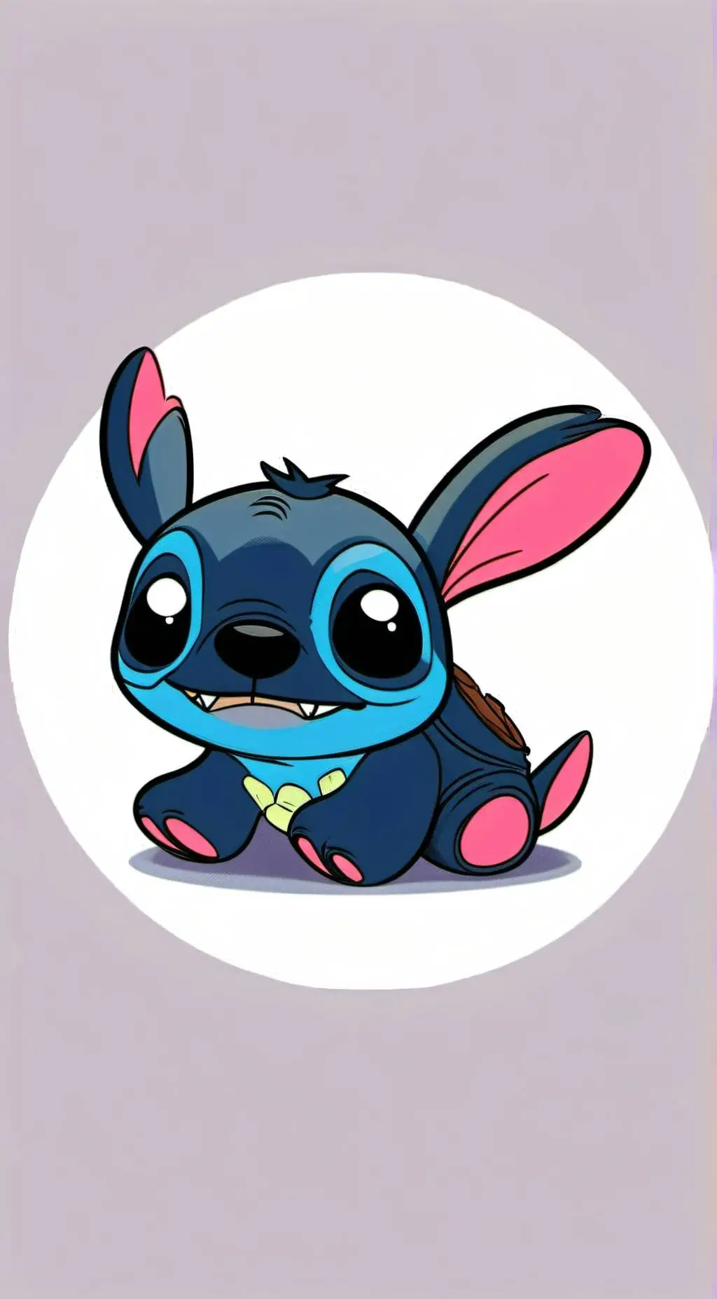 ai character: Stitch background