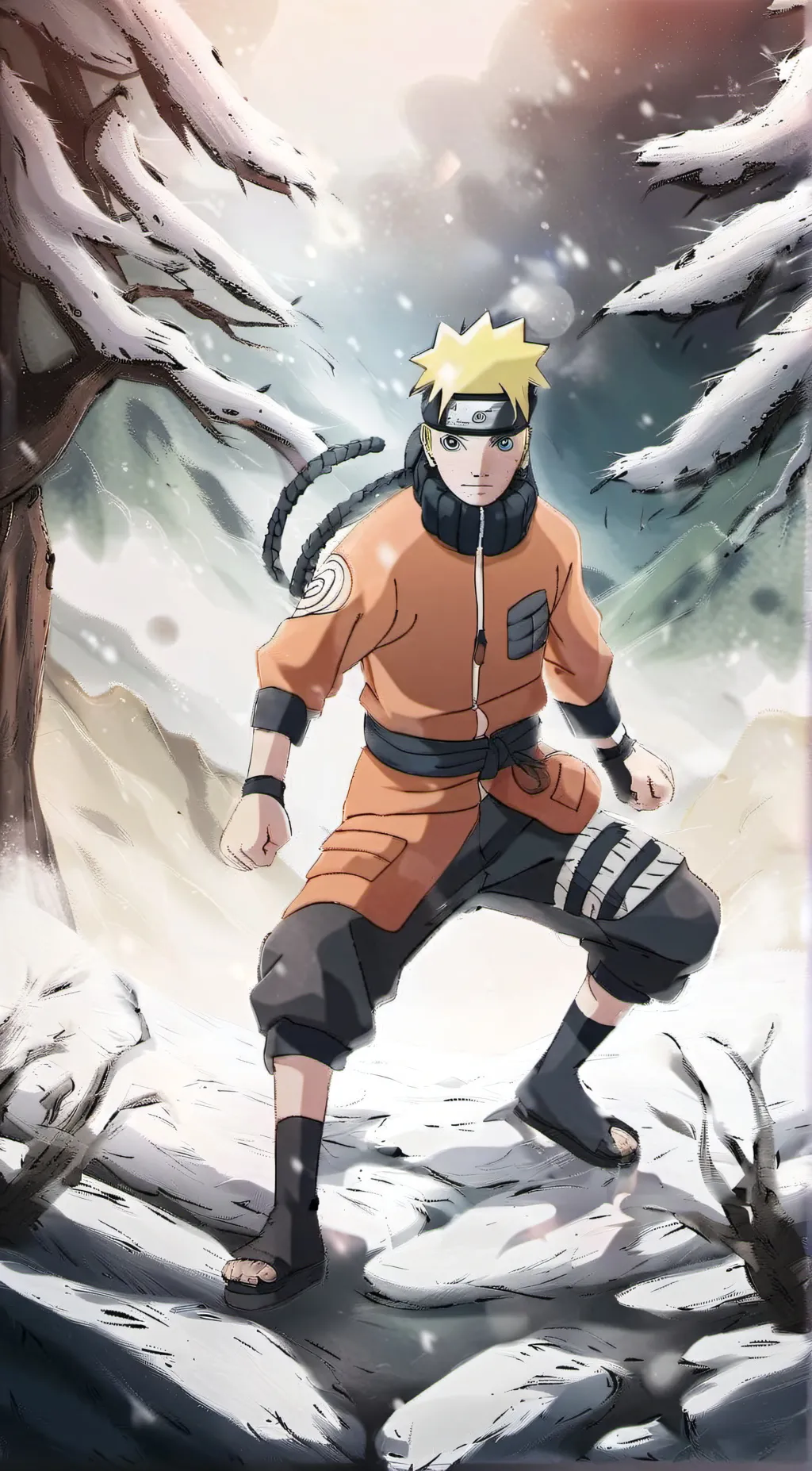 ai character: Naruto  background