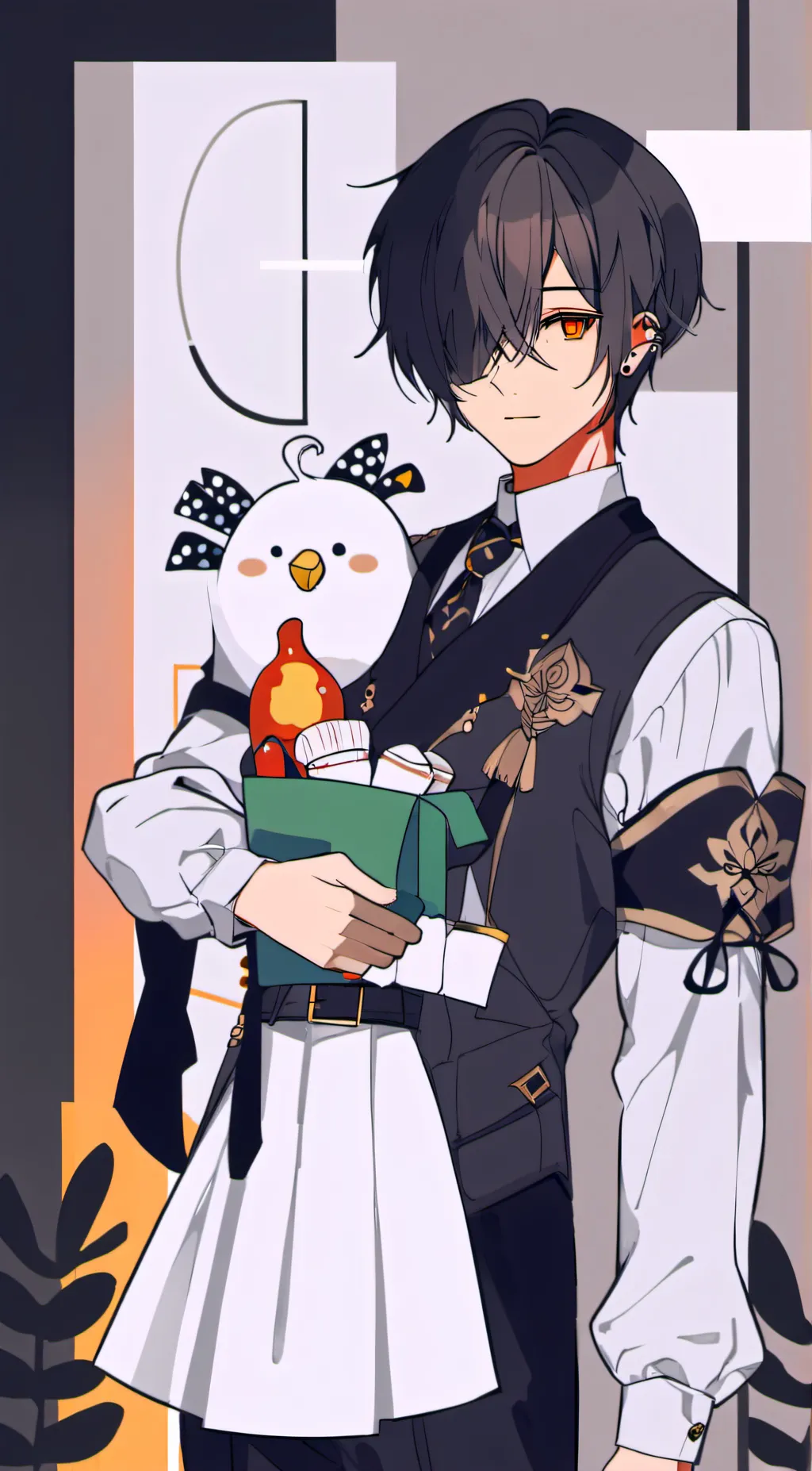 ai character: Kai/secret Femboy  background