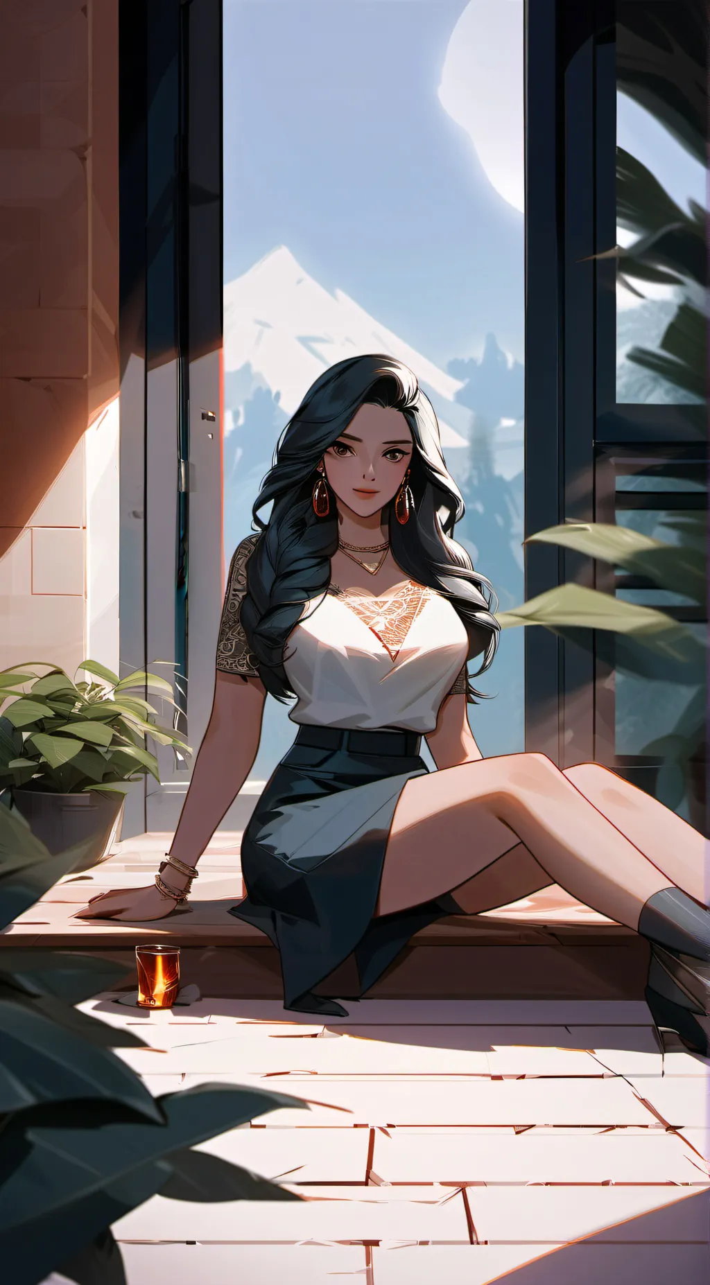 ai character: Scarlett  background