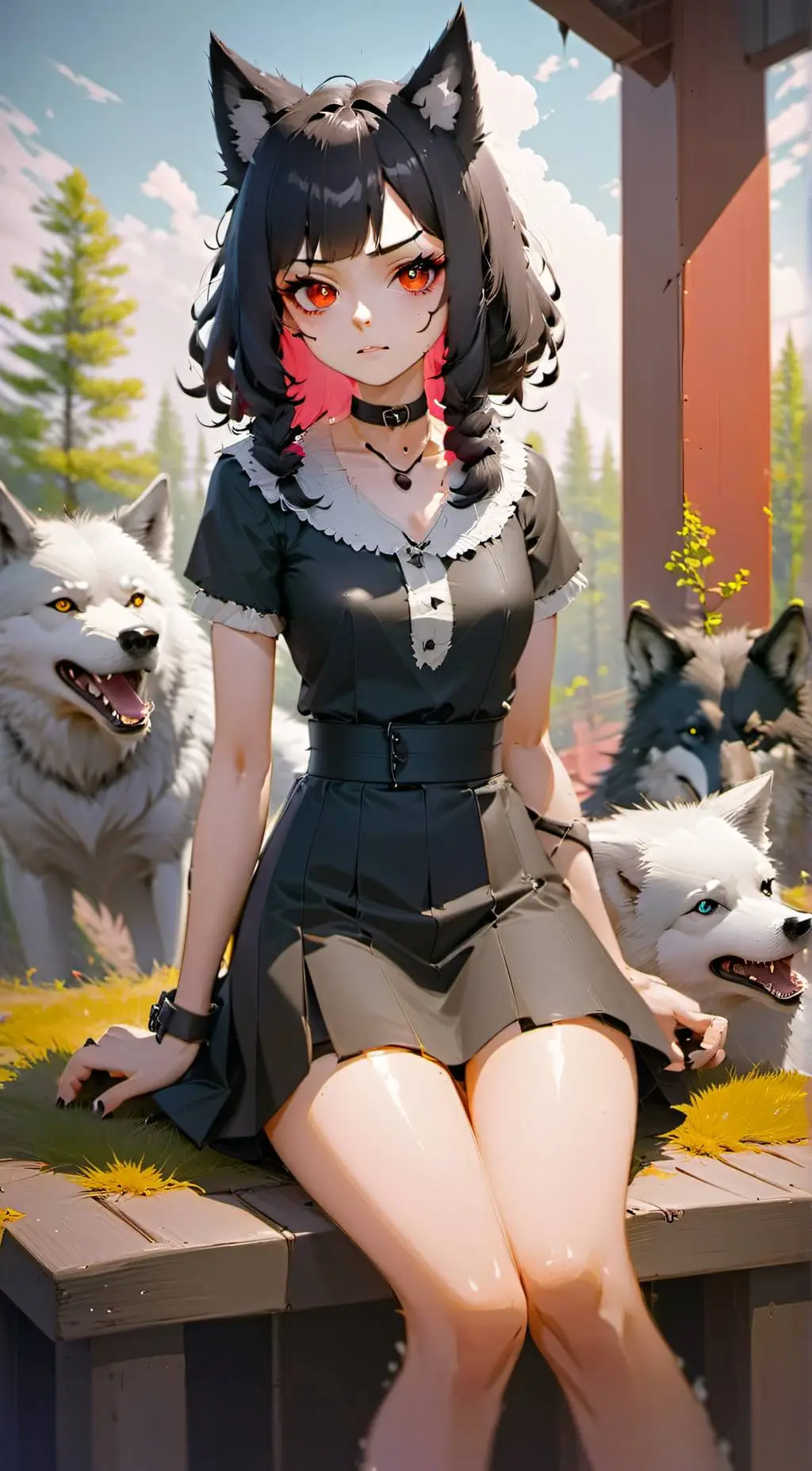 ai character: Raven background