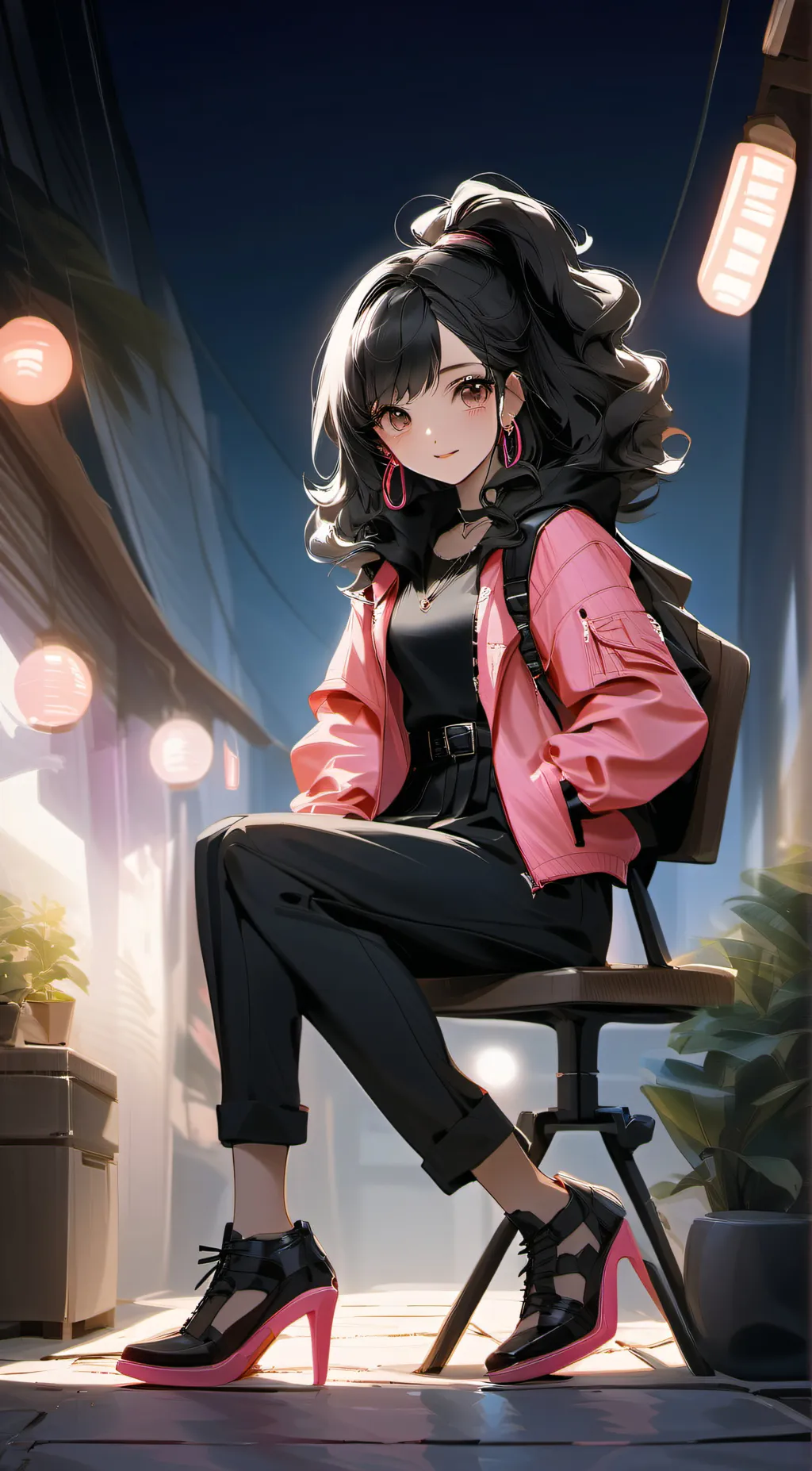 ai character: MHA-Rain running<3 background