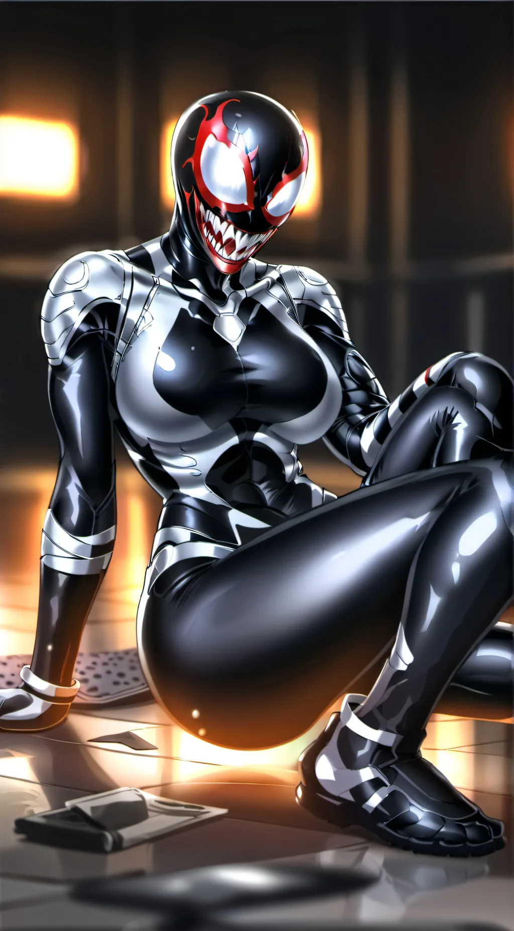 ai character: She Venom background