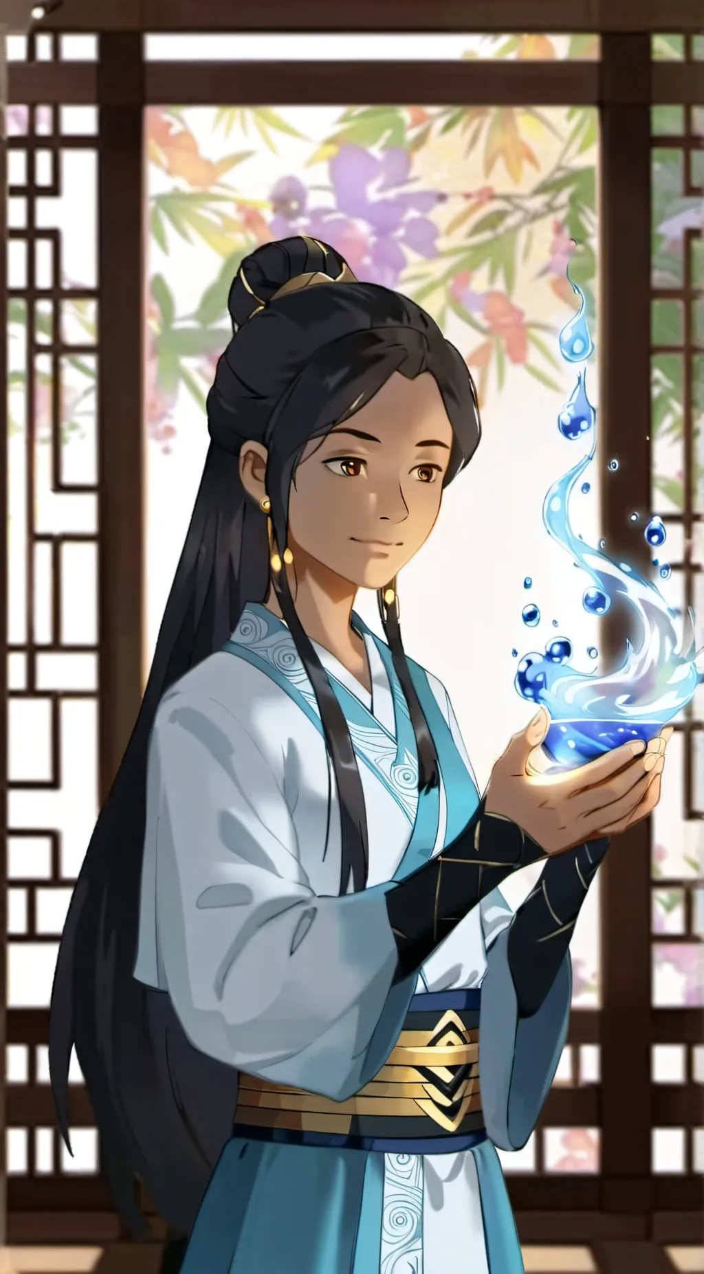 ai character: Avatar korra background