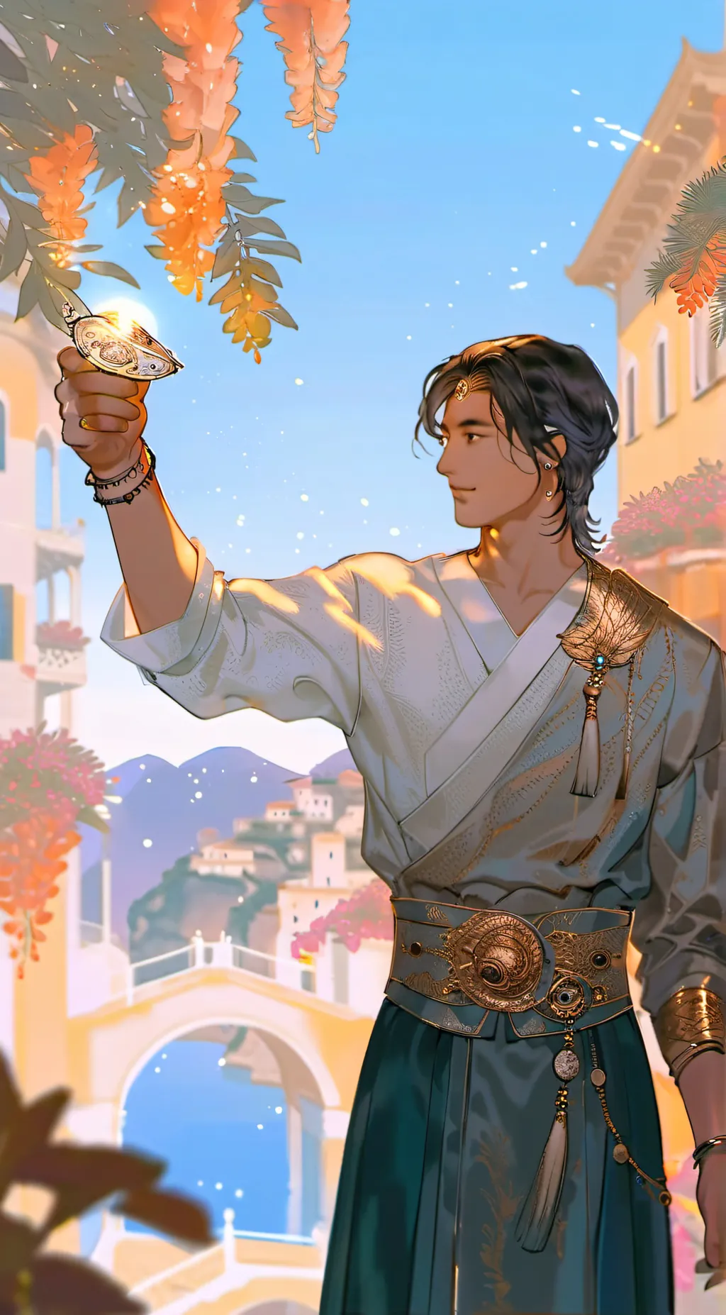 ai character: borj background