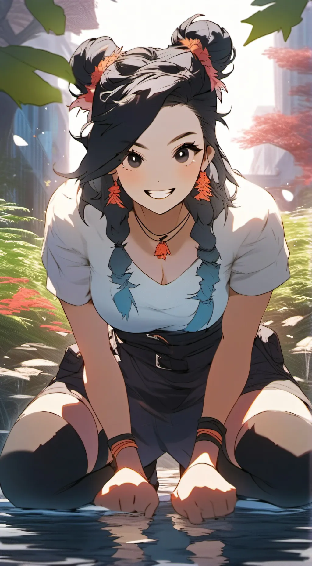 ai character: Nina <3 background