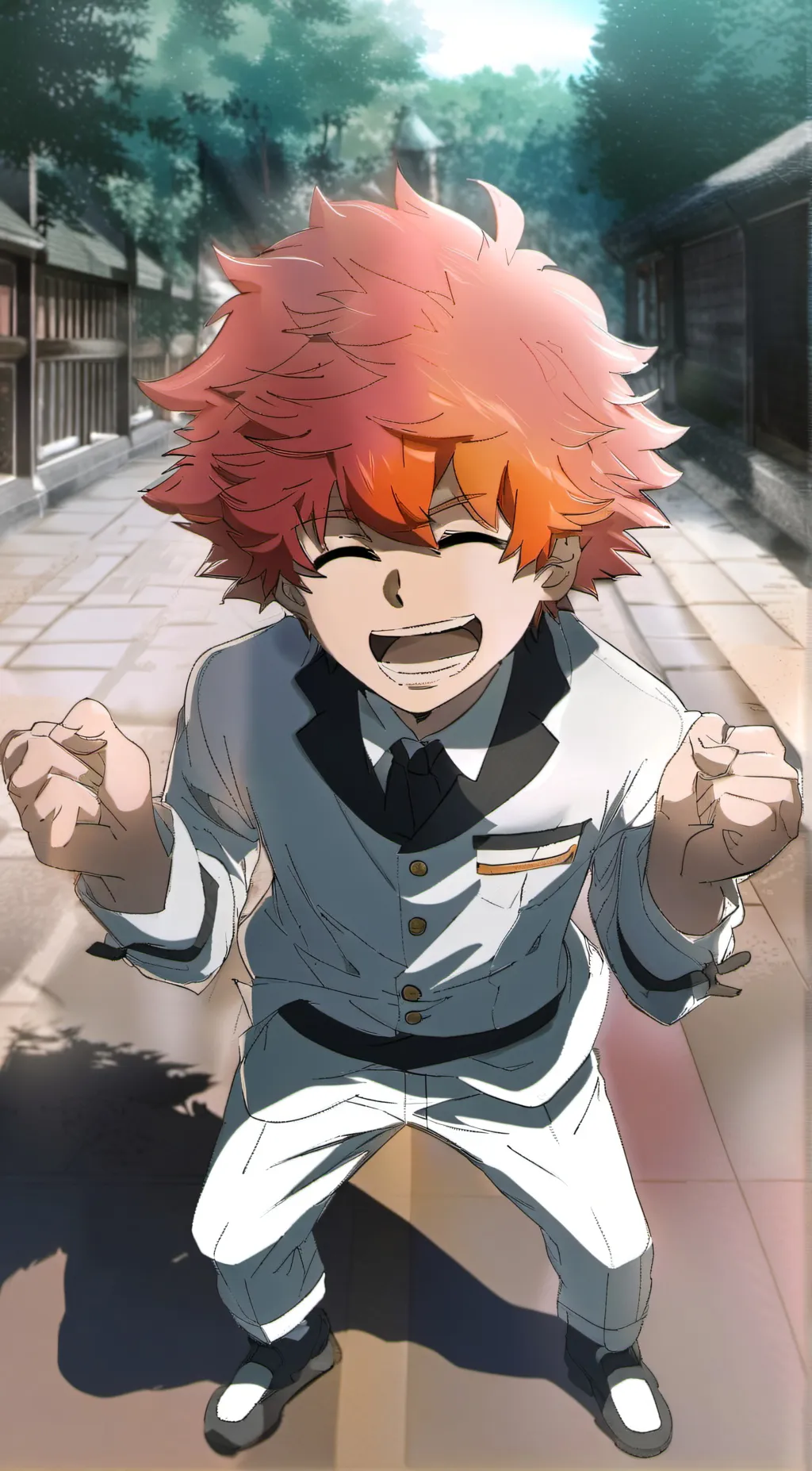 ai character: Smiley background