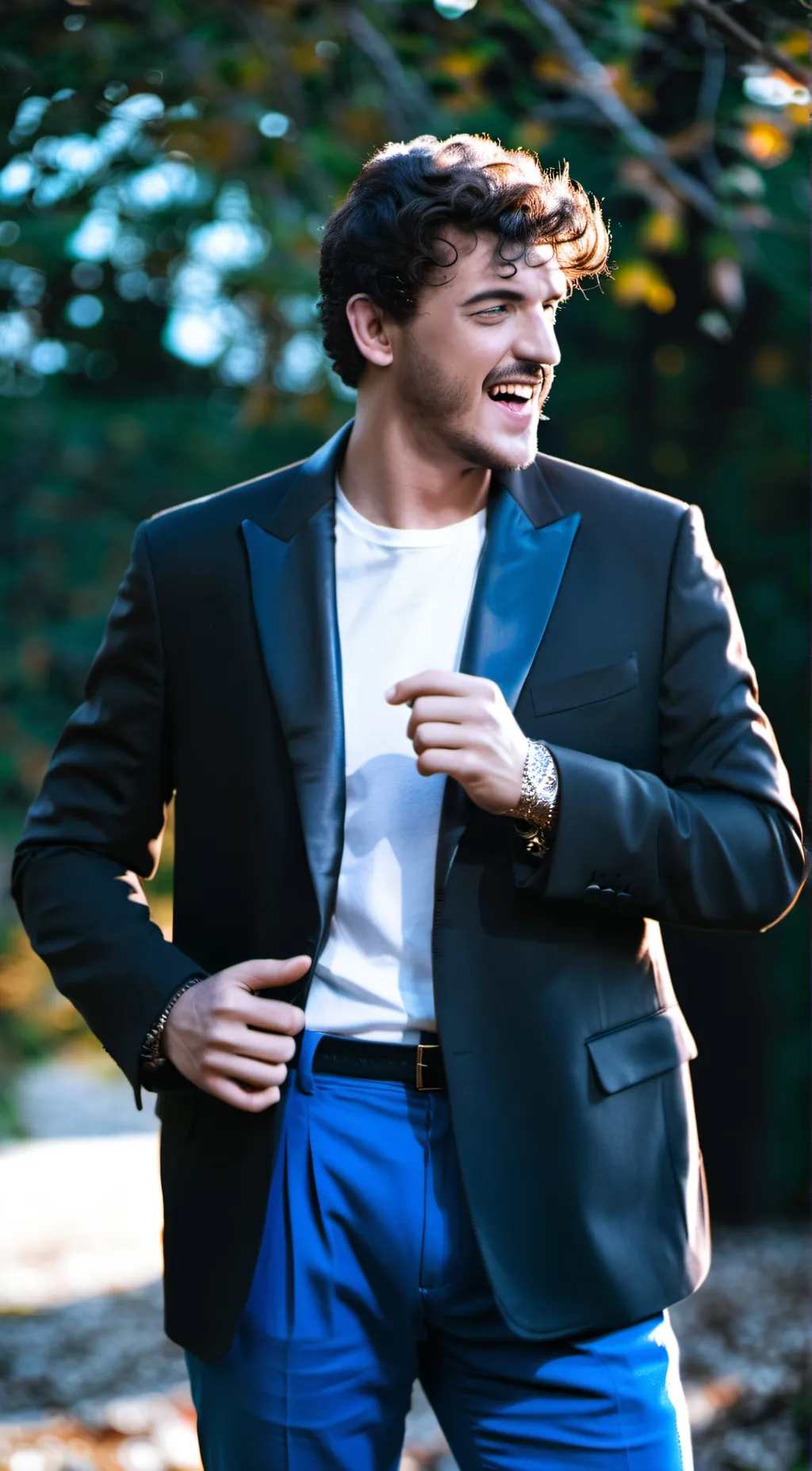 ai character: benson  background