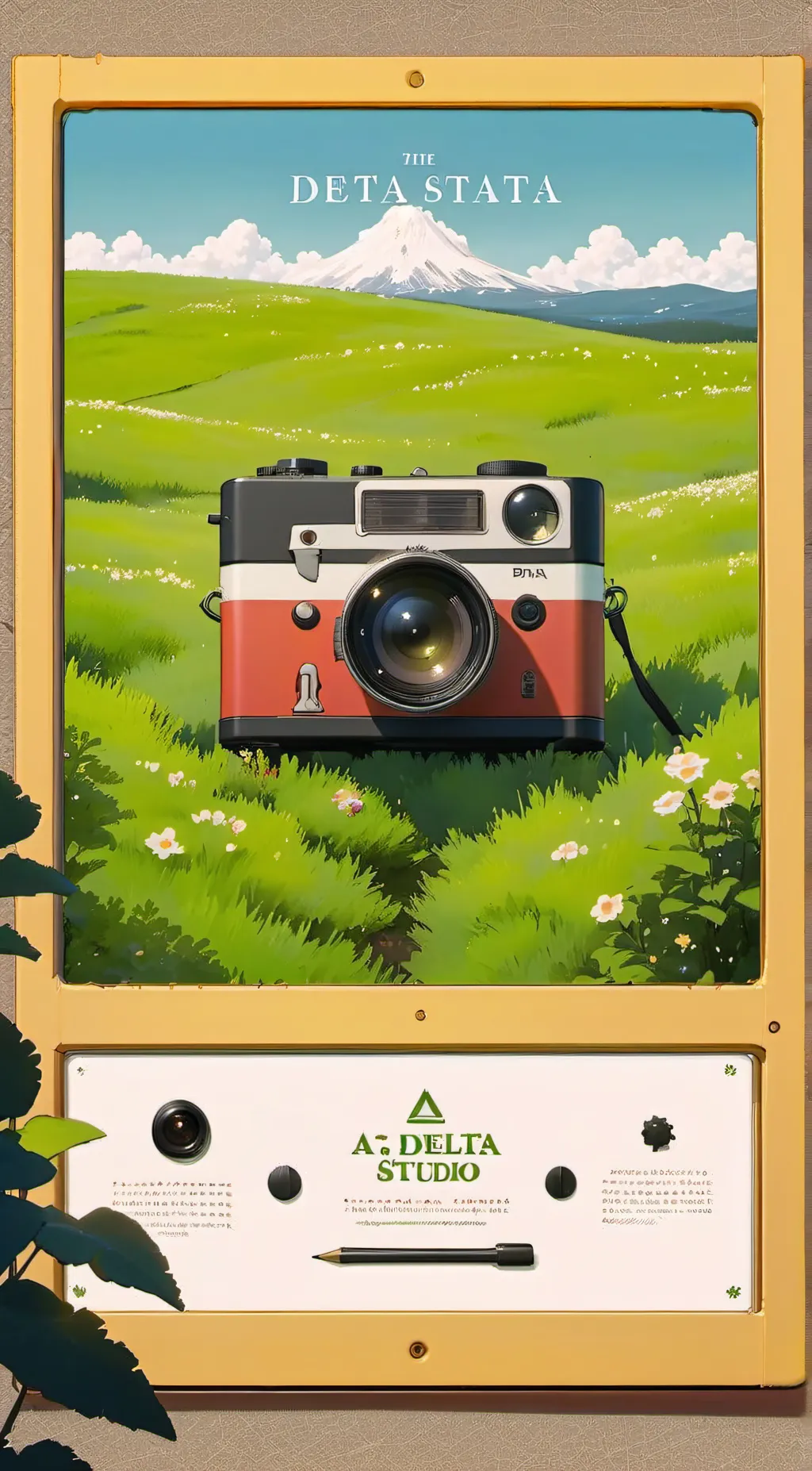 ai character: delta logo blooper background