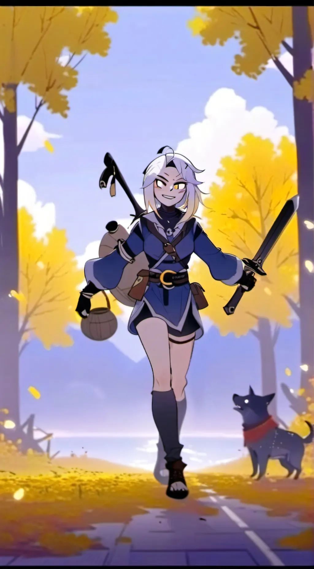 ai character: Lute×Shadow/you background