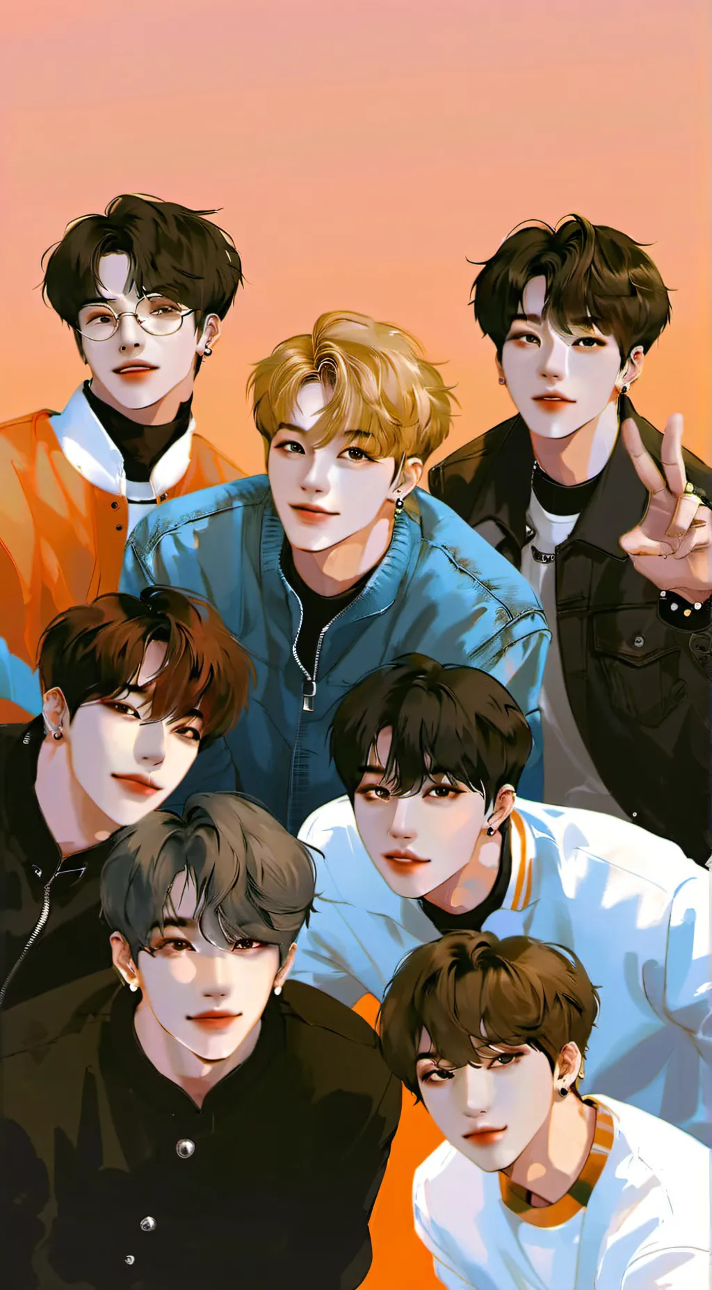 ai character: Skz Gameshow background