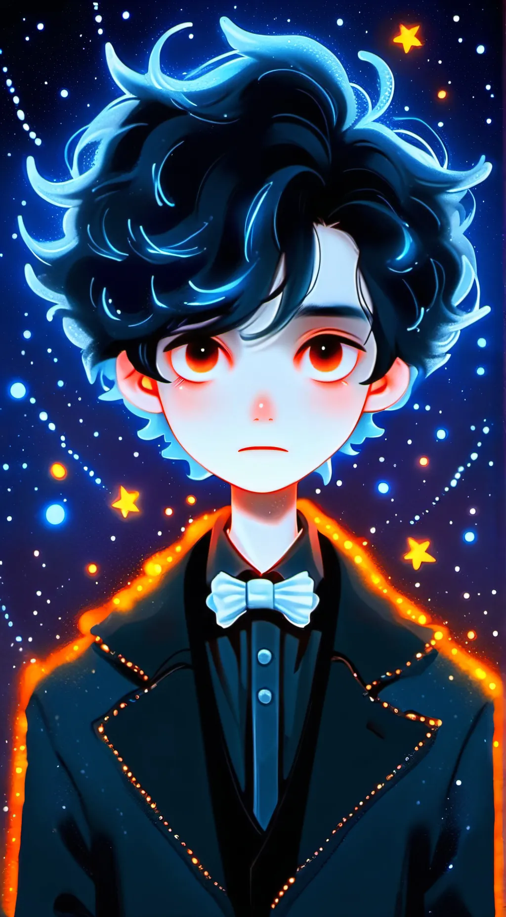 ai character: Ghost Boy background