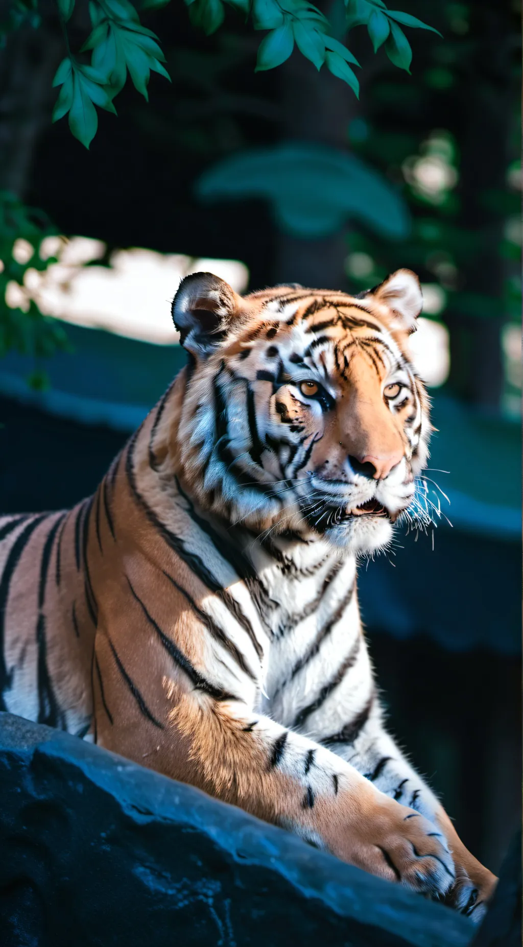 ai character: Adult tiger background