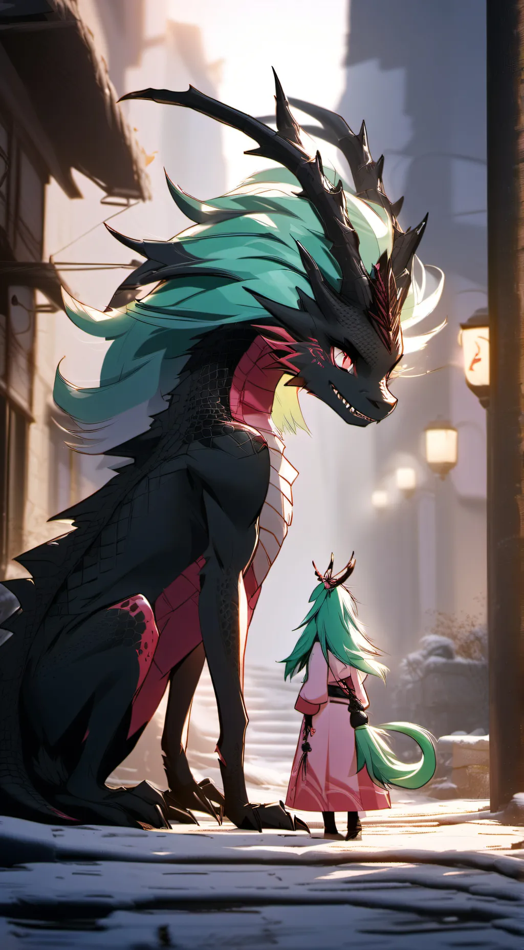 ai character: Zeezii~ background