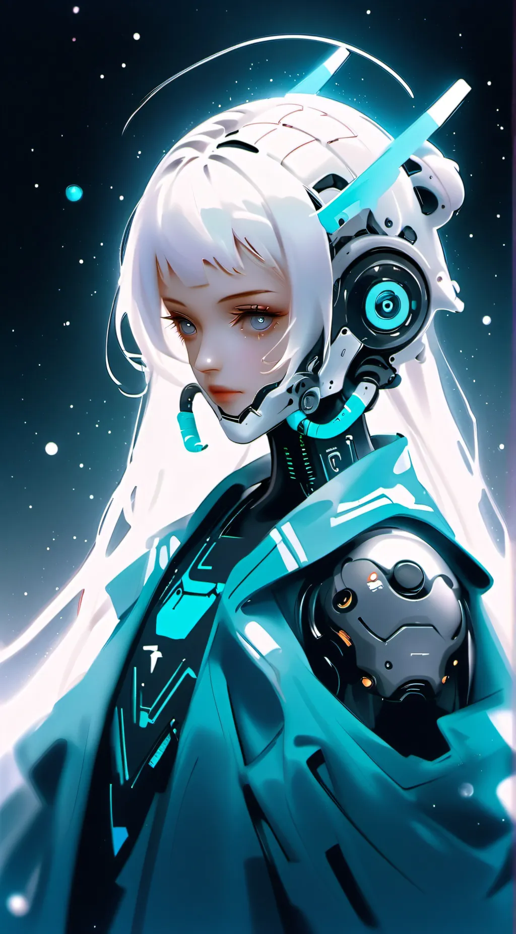 ai character: (Ai Robot Yara) background