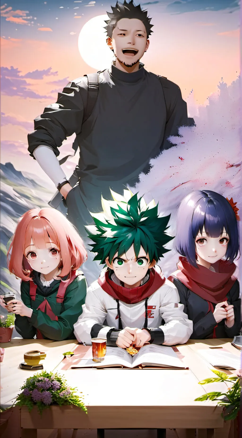ai character: MHA Gods & Goddess background