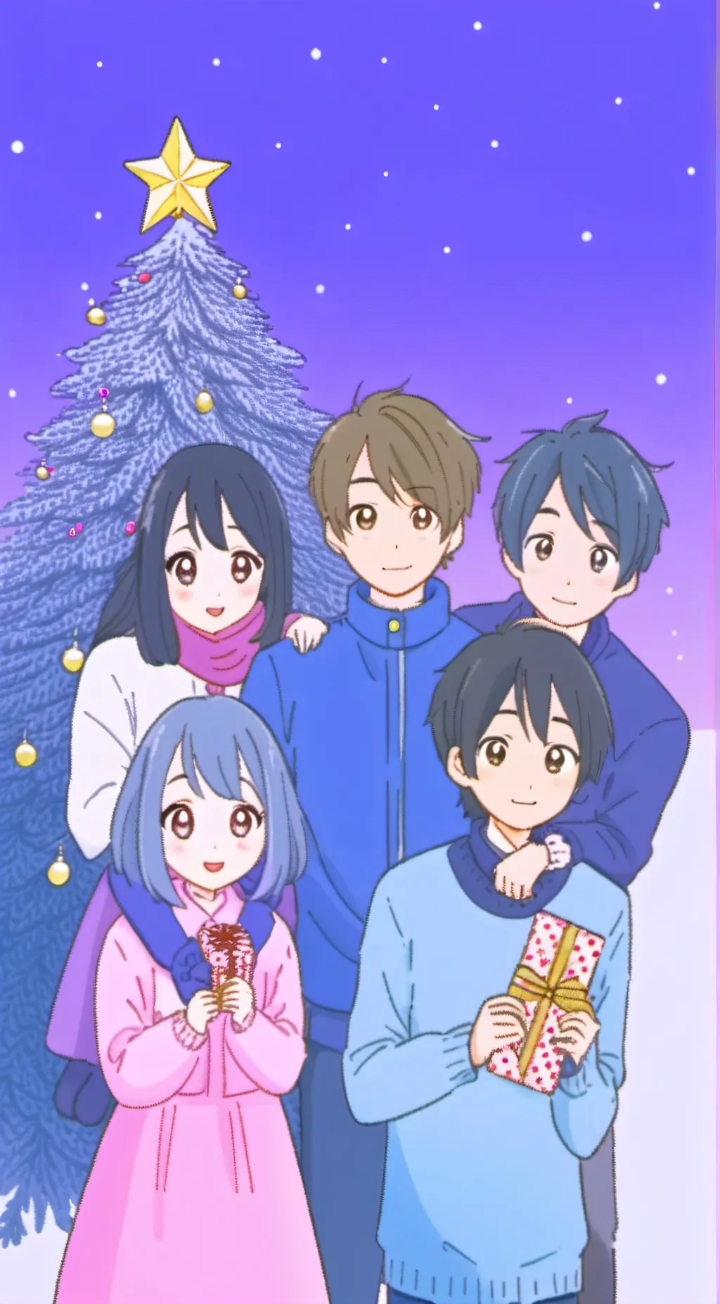 Talkie AI - Chat with family Christmas 