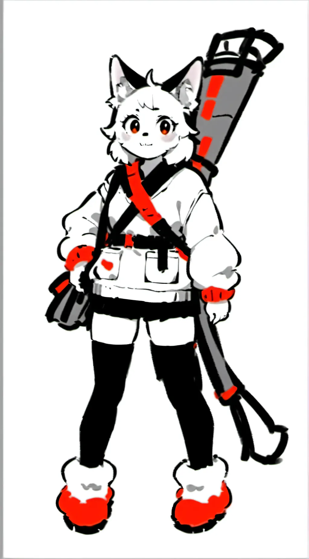 ai character: guykisser fox background