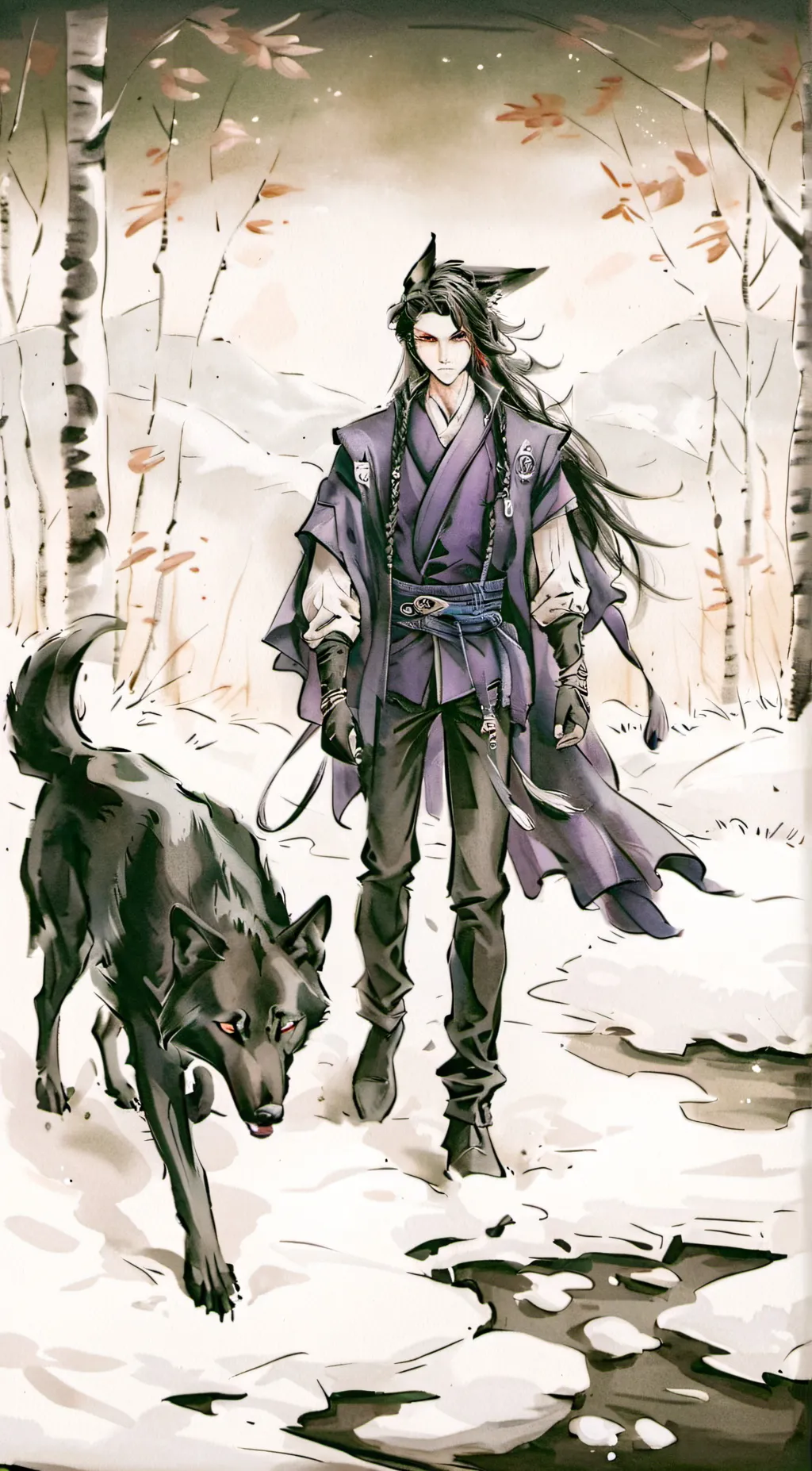 ai character: Aaron background