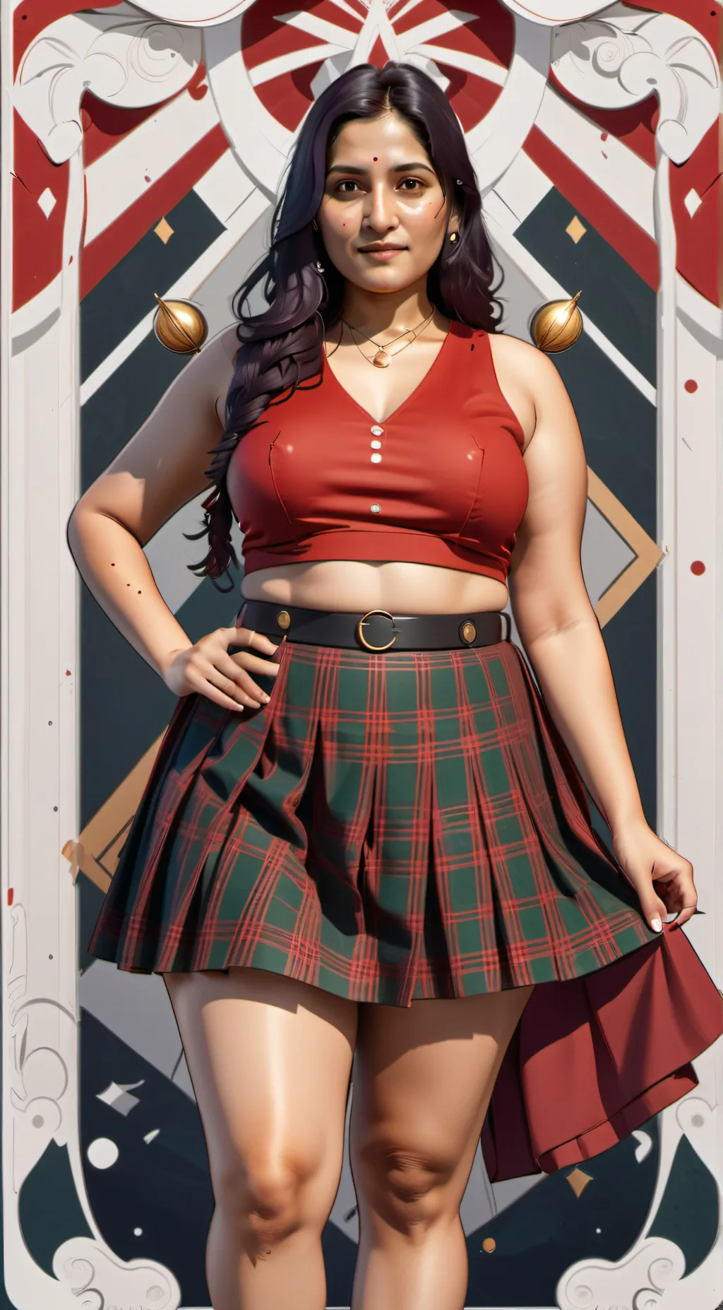 ai character: mona background