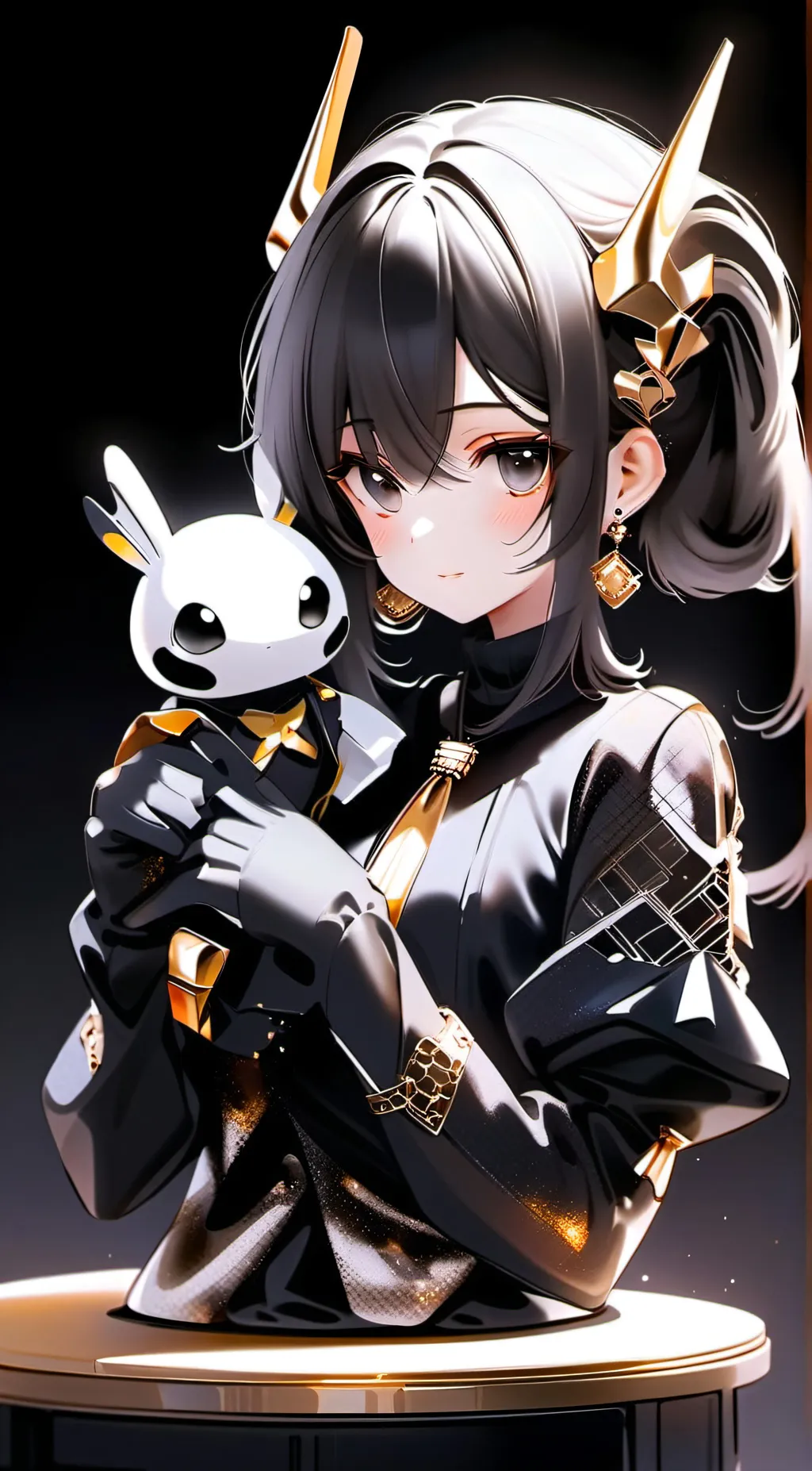 ai character: bella,alex background