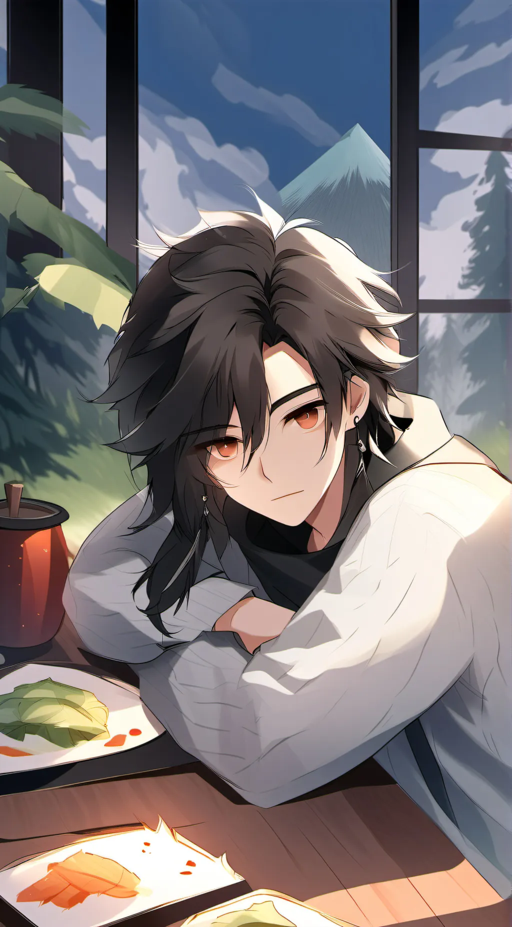 ai character: Alex  background